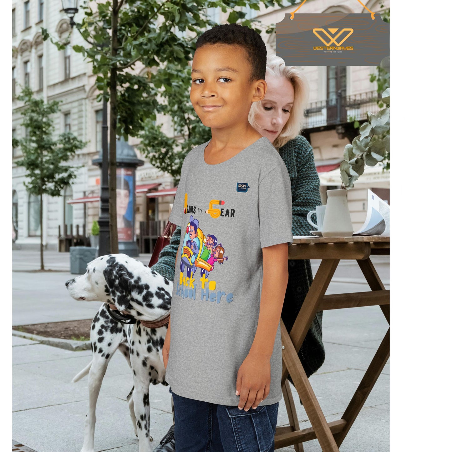 Youth Short Sleeve Tee_N2 Series YSST PT2WW001_ Limited Edition Utmost Comfort by WesternWaves: