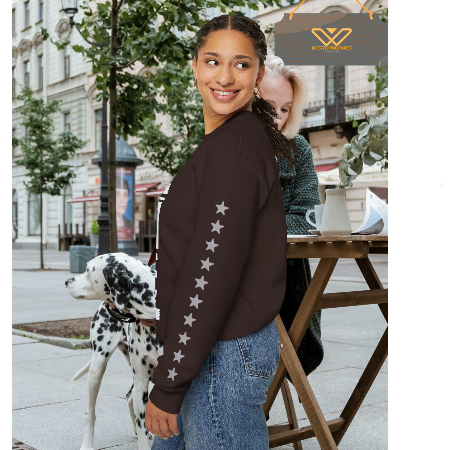 Unisex Heavy Blend™ Crewneck Sweatshirt_ N+ Series UHBCSS PT2WW028_ Limited Edition by WesternWaves: