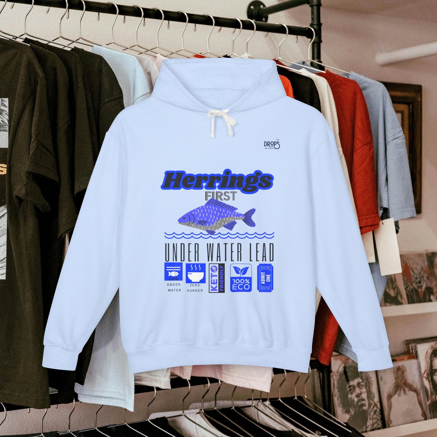 Unisex Lightweight Hooded Sweatshirt – N2+ Series USLWHSS PT2WW026_ Limited Edition Crafted Comfort by WesternWaves: