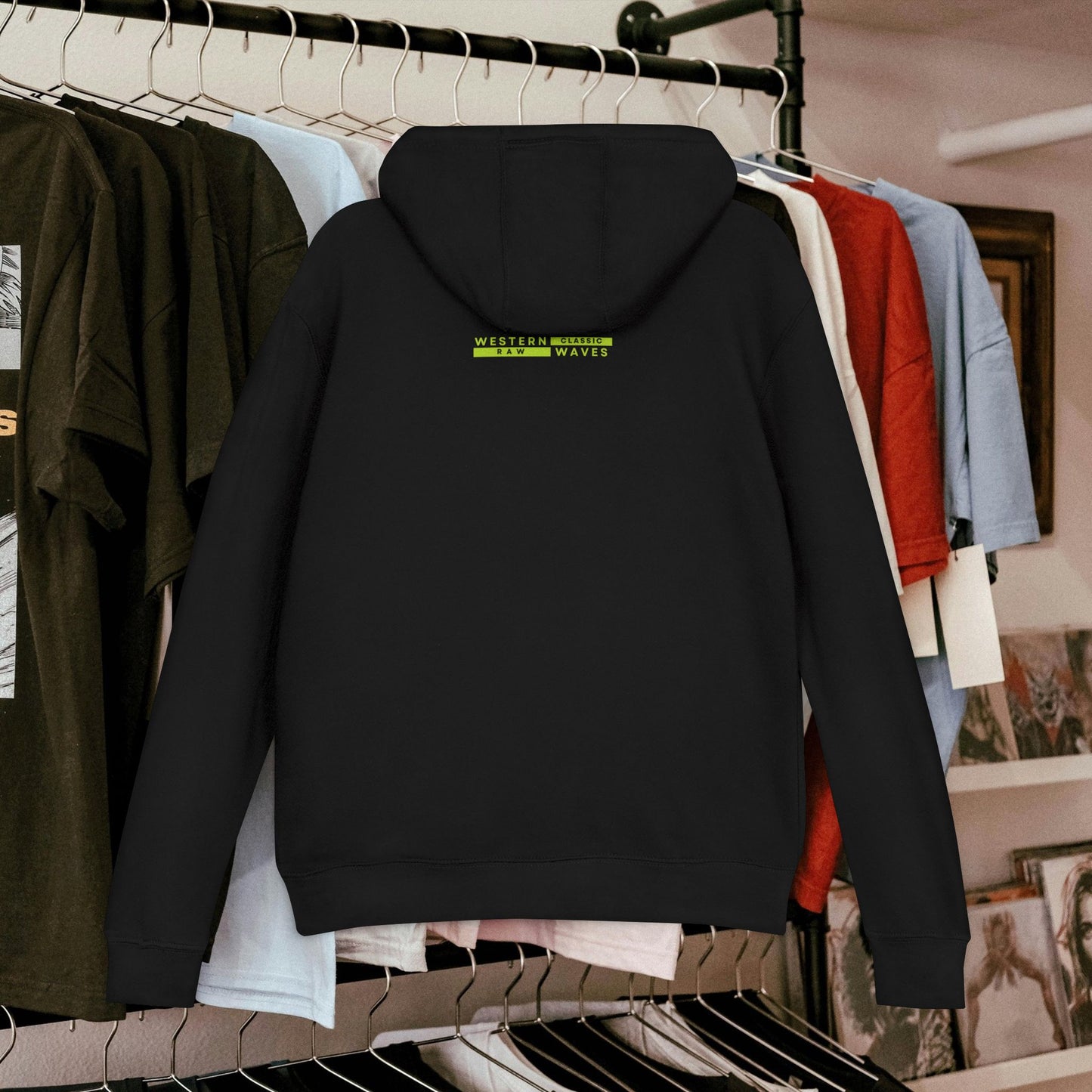 Unisex French Terry hoodie_ N8* Series USFTH PT2WW001_ Limited Edition Everyday Comfort by WesternWaves: