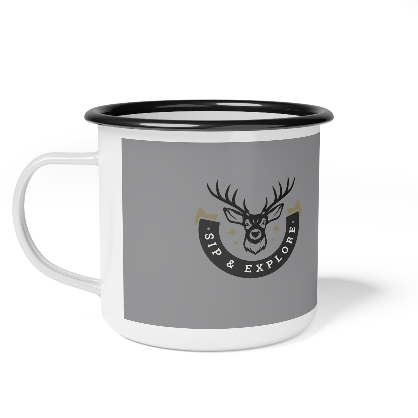 Enamel Camp Cup - N+ Series ECC PT2WW005_ Wilderness Wanderer Limited Edition by WesternWawes
