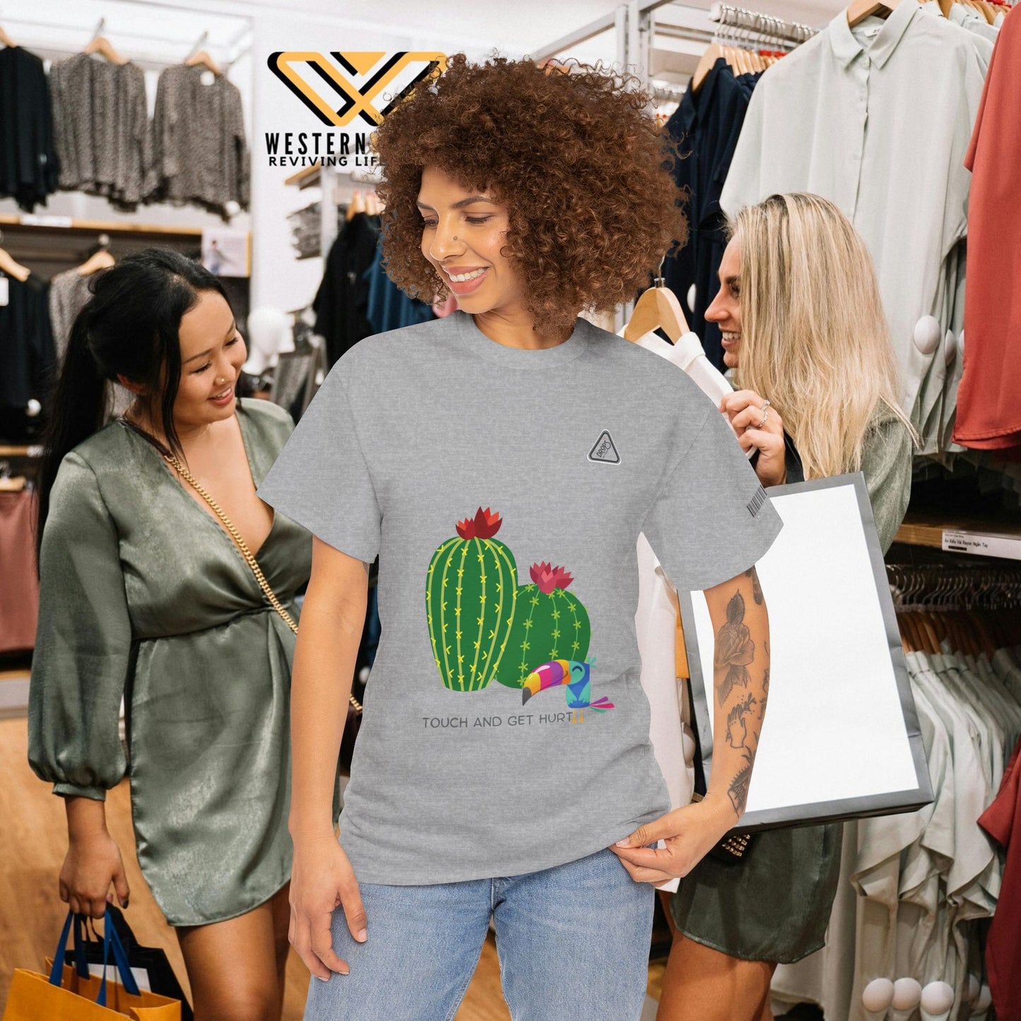 Unisex Heavy Cotton Tee_ Crafted from premium 100% cotton_ N2 Series UHCT PT2WW001_ Limited Edition Comfort & Durability by WesternWaves: