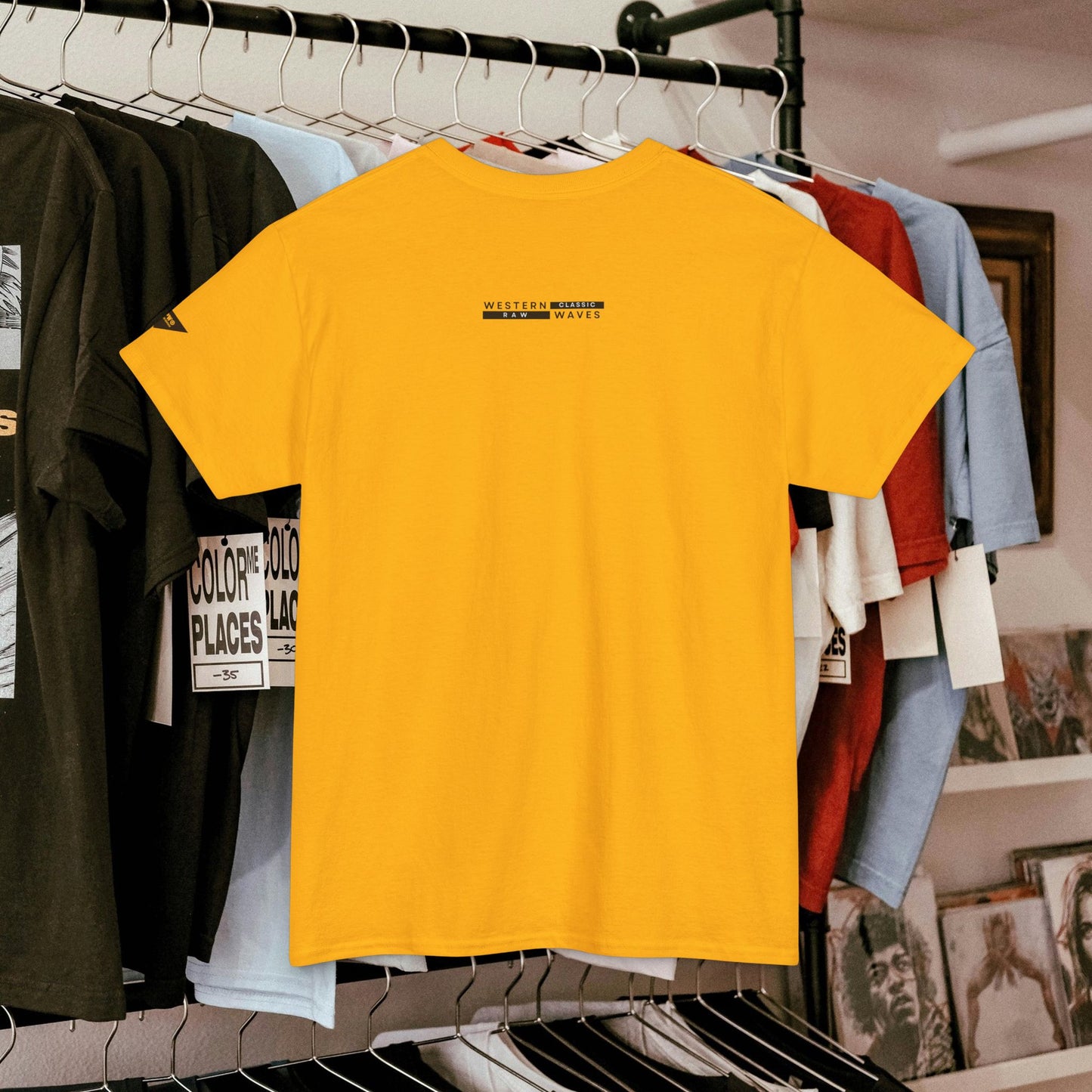 Unisex Heavy Cotton Tee_ 20 July 2025_ Limited Edition Unique Summer Wear_ by WesternWaves: