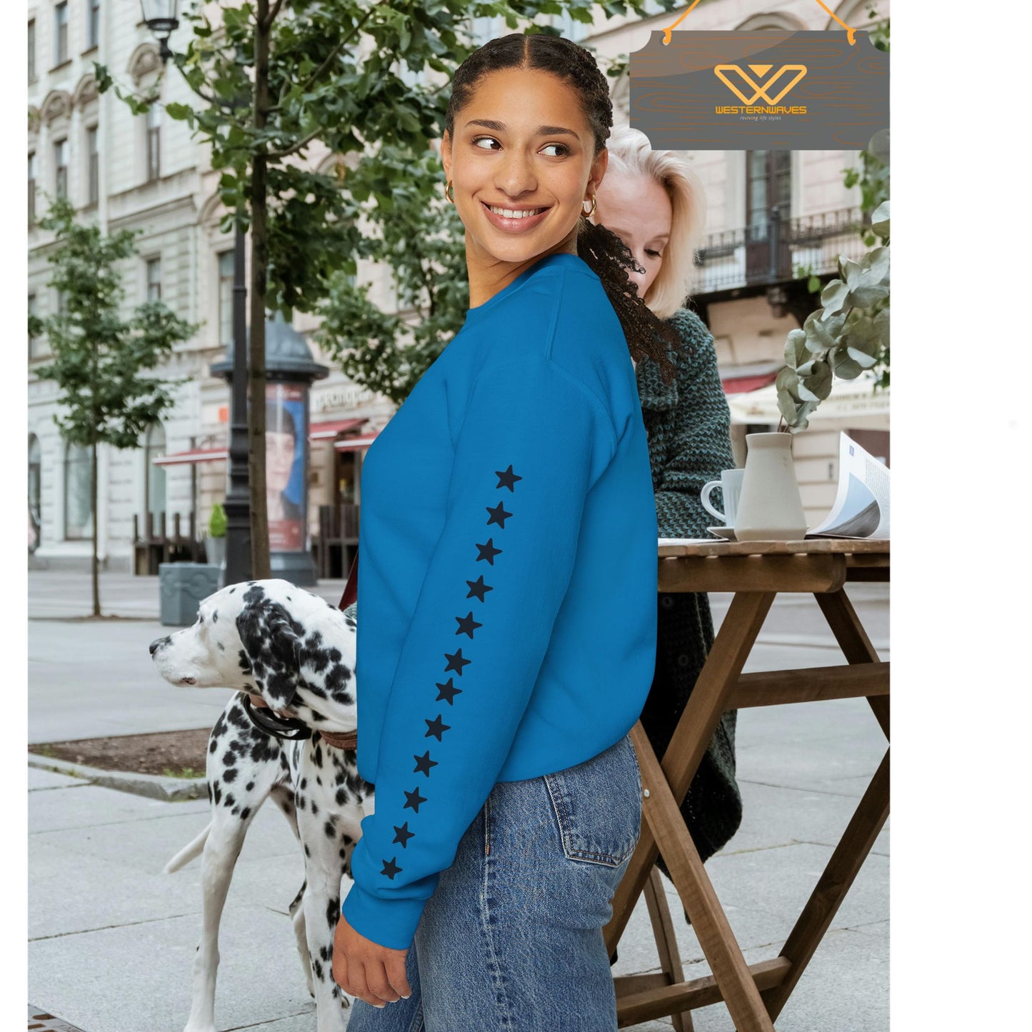 Unisex Heavy Blend™ Crewneck Sweatshirt_ N3+ Series UHBCSS PT2WV010_ Limited Edition Timeless Style by WesternWaves: