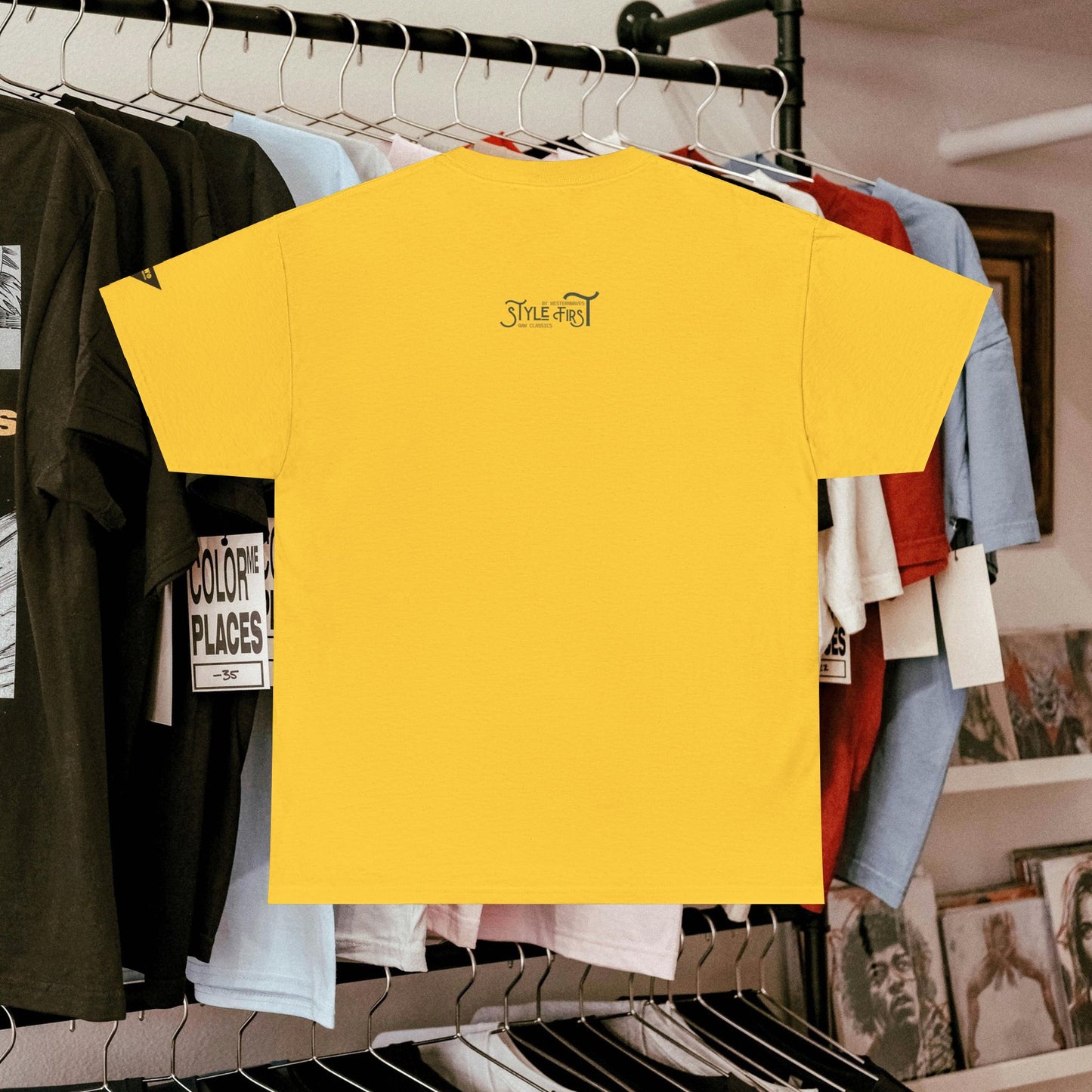 Unisex Heavy Cotton Tee_ Crafted from premium 100% cotton_ N3+ Series UHCT PT2WV004_ Limited Edition by WesternWaves:
