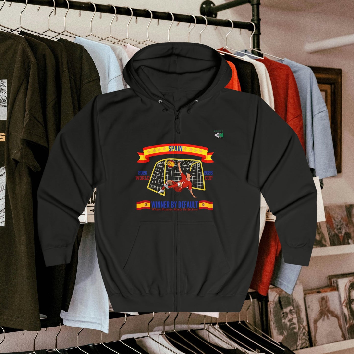 Unisex Full Zip Hoodie_ N7* Series USFZHOODIE PT2WW007_ Limited Edition Trendy Vibes by WesternWaves: