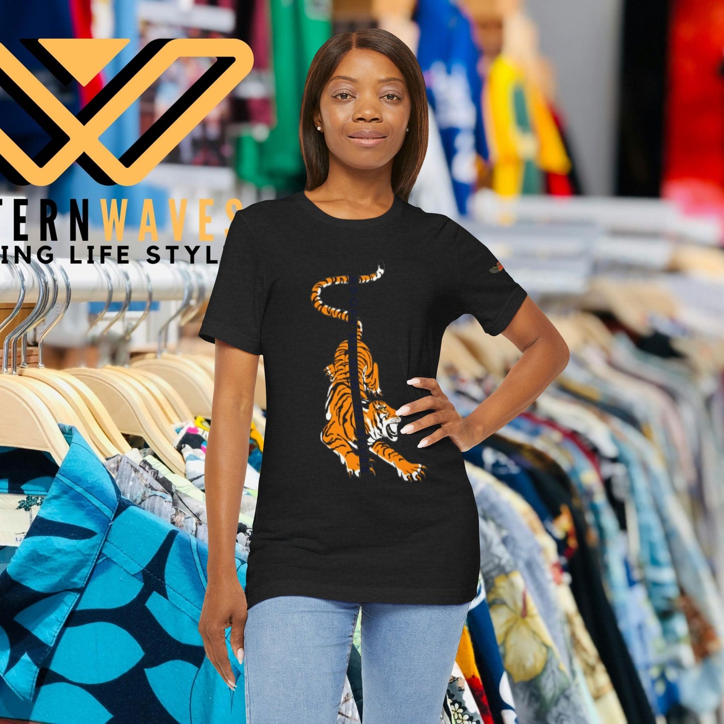 Unisex Jersey Short Sleeve Tee_ N2 Series PT2WW003_Limited Edition by WesternWaves: