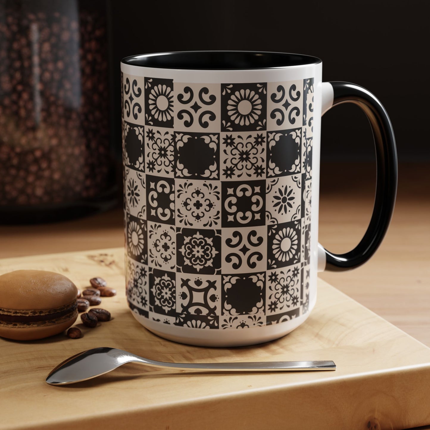 Accent Coffee Mug (11, 15oz)_ N+ Series ACMUG PT2WW004_ Limited Edition Mug by WesternWaves