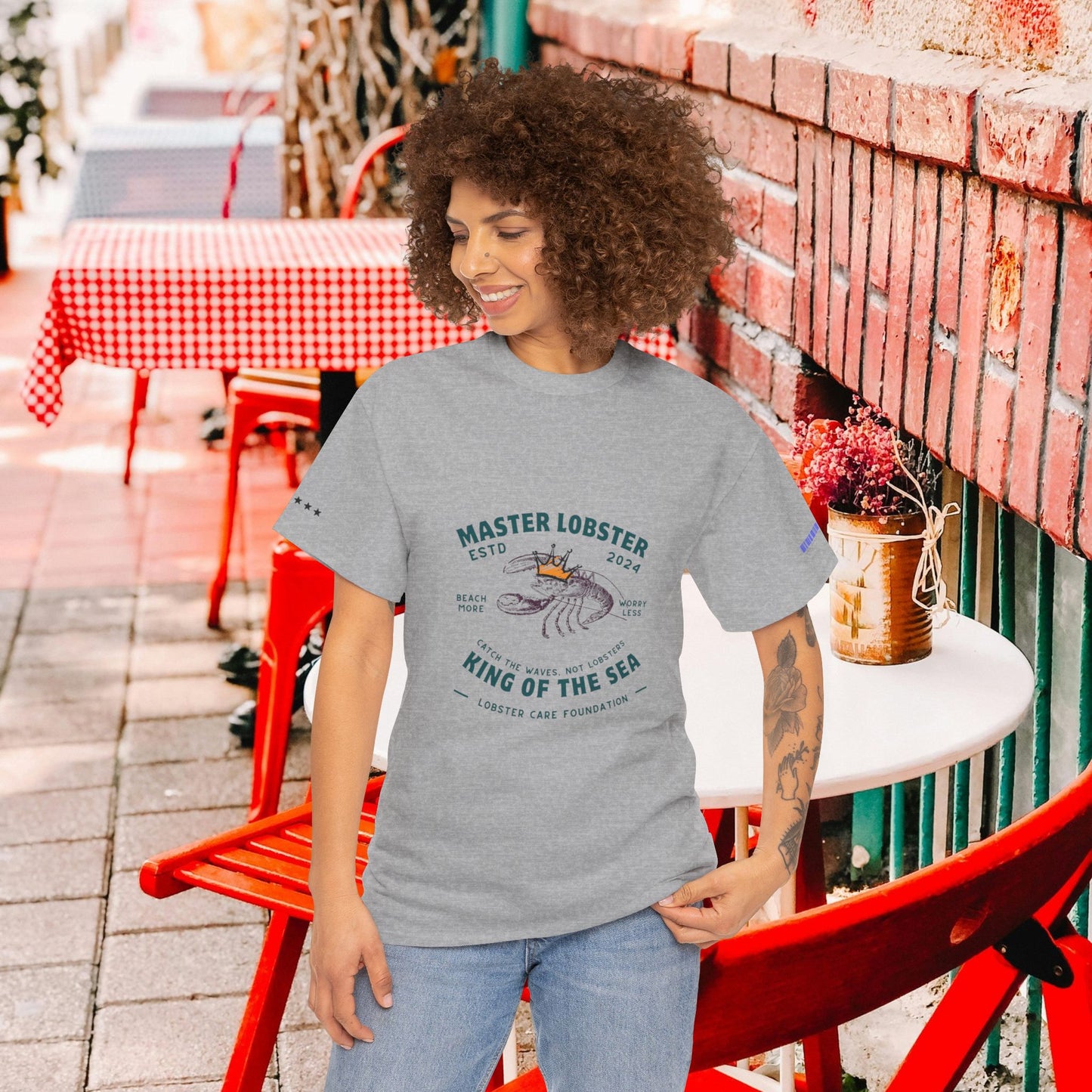 Unisex Heavy Cotton Tee_ Crafted from premium 100% cotton_ N2+ Series UHCT PT2WW007_ Limited Edition Maximum Comfort by WesternWaves: