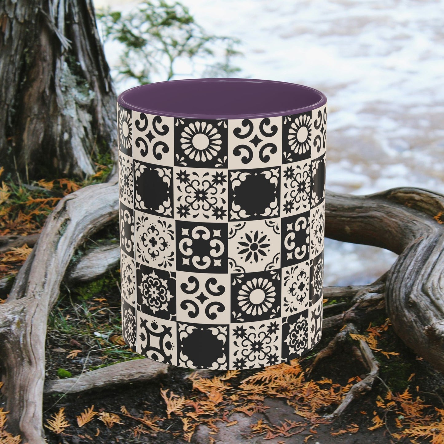 Accent Coffee Mug (11, 15oz)_ N+ Series ACMUG PT2WW004_ Limited Edition Mug by WesternWaves