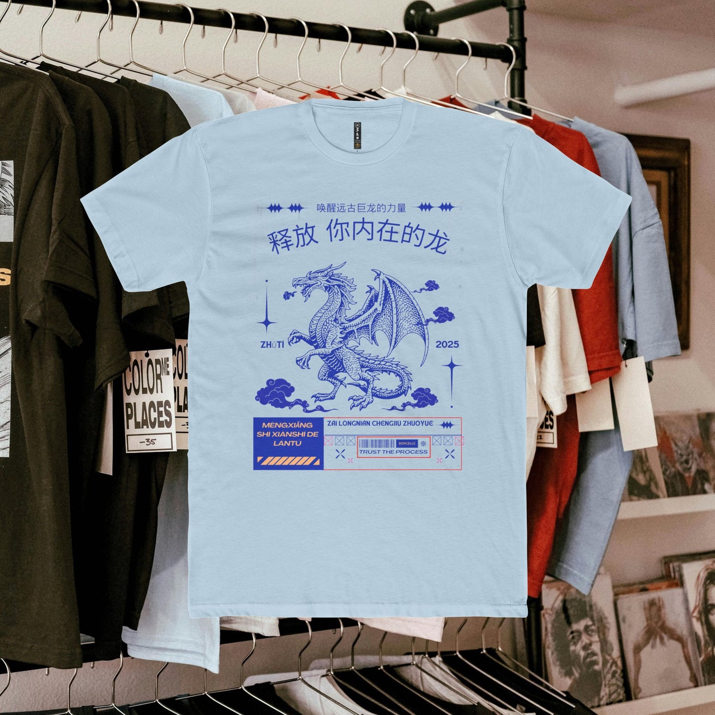 Unisex Cotton Crew Tee_ N3+ Series USCCTEE PT2WW003_ Limited Edition Workout & Everyday Routine Pleasure by WestenWaves: