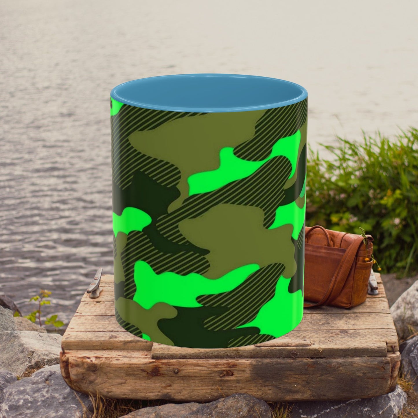 Accent Coffee Mug (11, 15oz)_ N2 Series ACMUG PT2WW004_ Limited Edition Mug by WesternWaves: