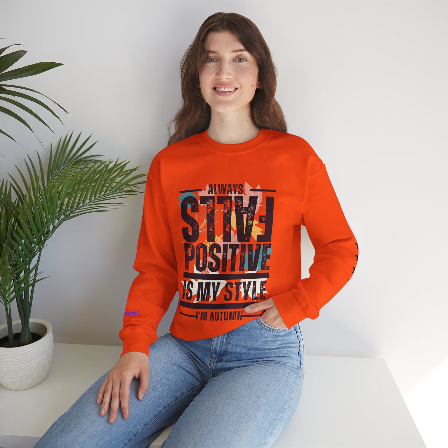 Unisex Heavy Blend™ Crewneck Sweatshirt_ N2+ Series UHBCSS PT2WW027_ Limited Edition Pure Luxury By WesternWaves:
