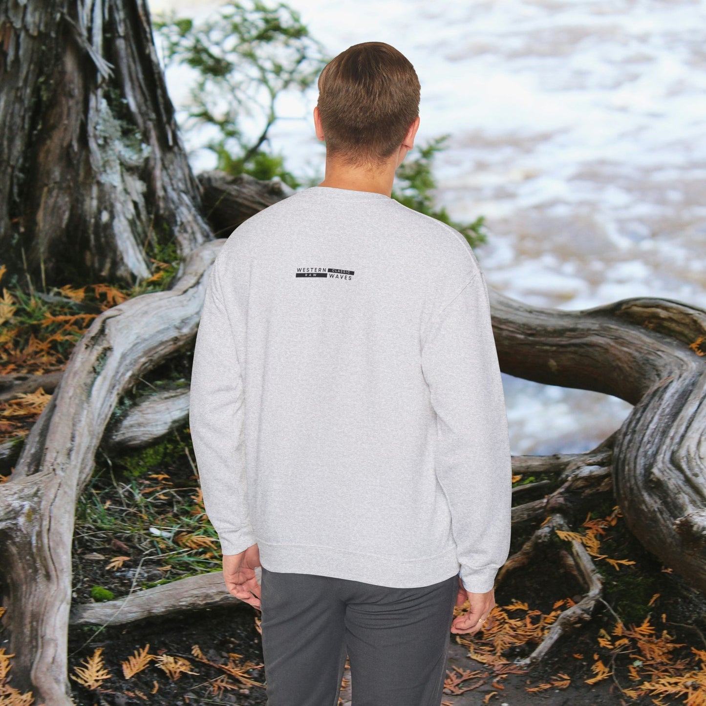 Unisex Heavy Blend™ Crewneck Sweatshirt_ N2 Series UHBCSS PT2WW007_ Limited Edition Pure Luxury By WesternWaves: