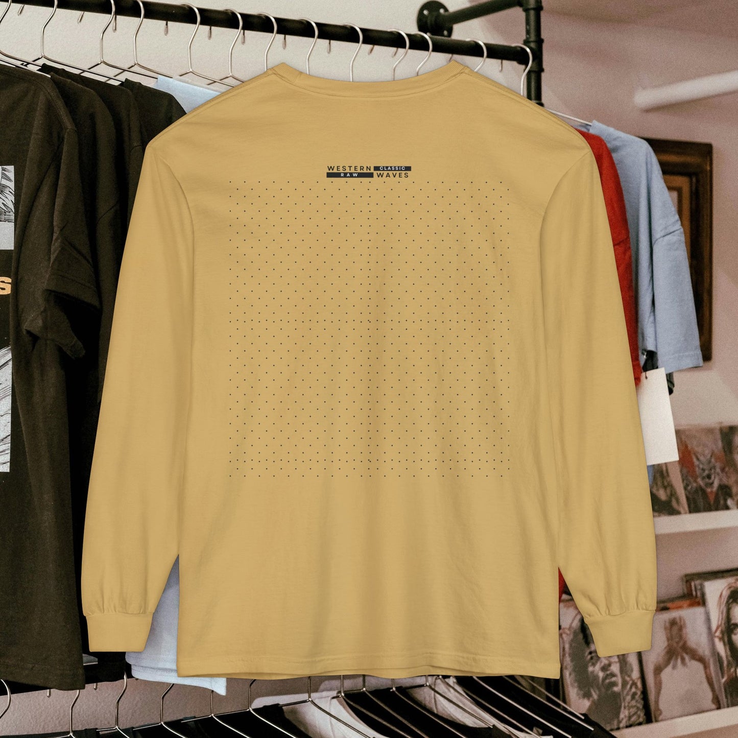 Unisex Long Sleeve T-Shirt_ N7+ Series USLSTSHIRT PT2WW001_ Limited Edition Trendy Vibes by WesternWaves: