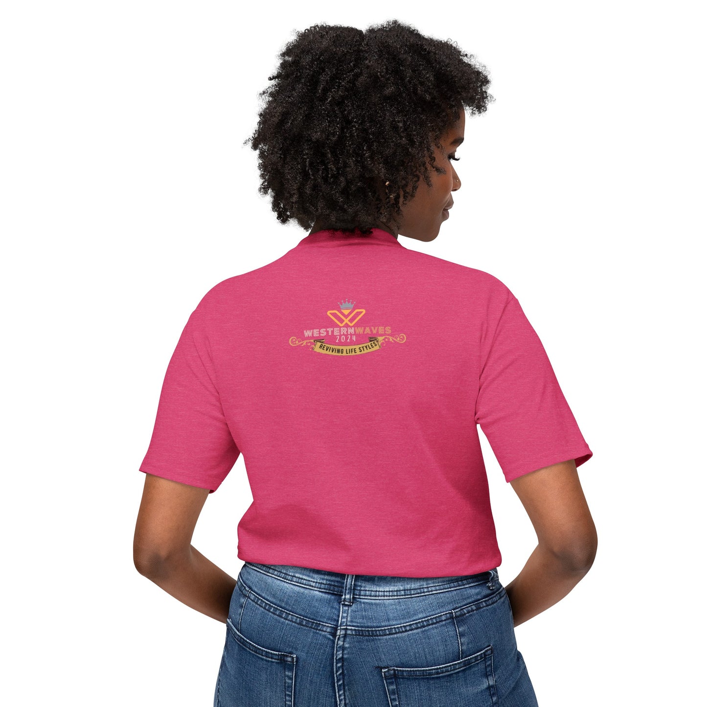 Unisex HD Cotton™ T-shirt_ N+ Series USHDCTS PT2WW003_ Limited Edition Unisex HD Cotton™ T-shirt by WesternWaves