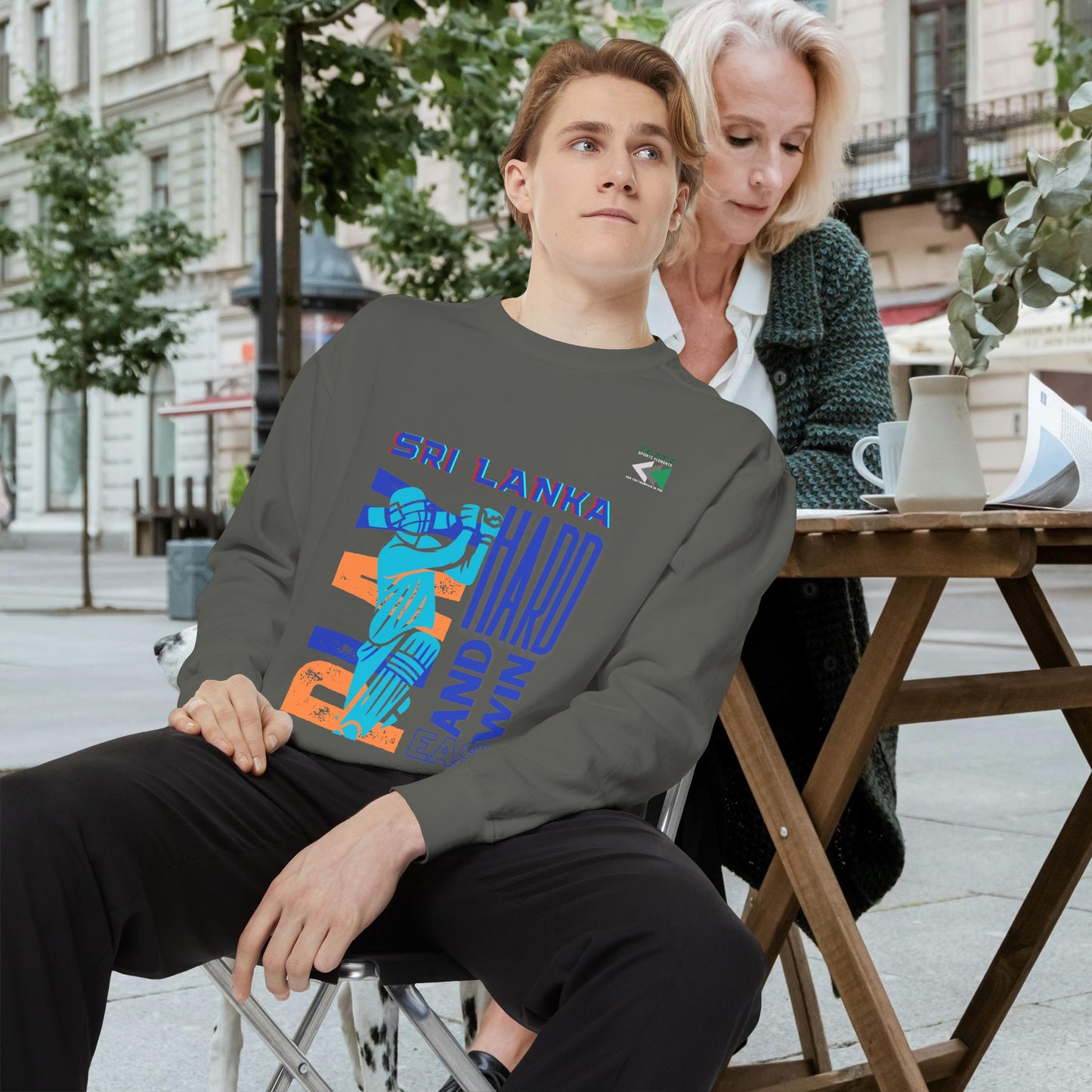 Unisex Garment-Dyed Sweatshirt_ N2 Series USGDSS PT2WW001_ Limited Edition Masterpiece of ‘ZeztZ’ Sports Brand Luxury & Casual Comfort by WesternWaves: