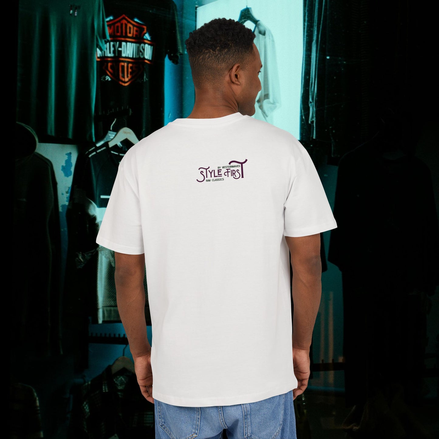 Unisex Heavy Oversize Tee_ N3+ Series USHBOZTEE Pt2WW001_ Limited Edition Oversized Tees by WesternWaves: