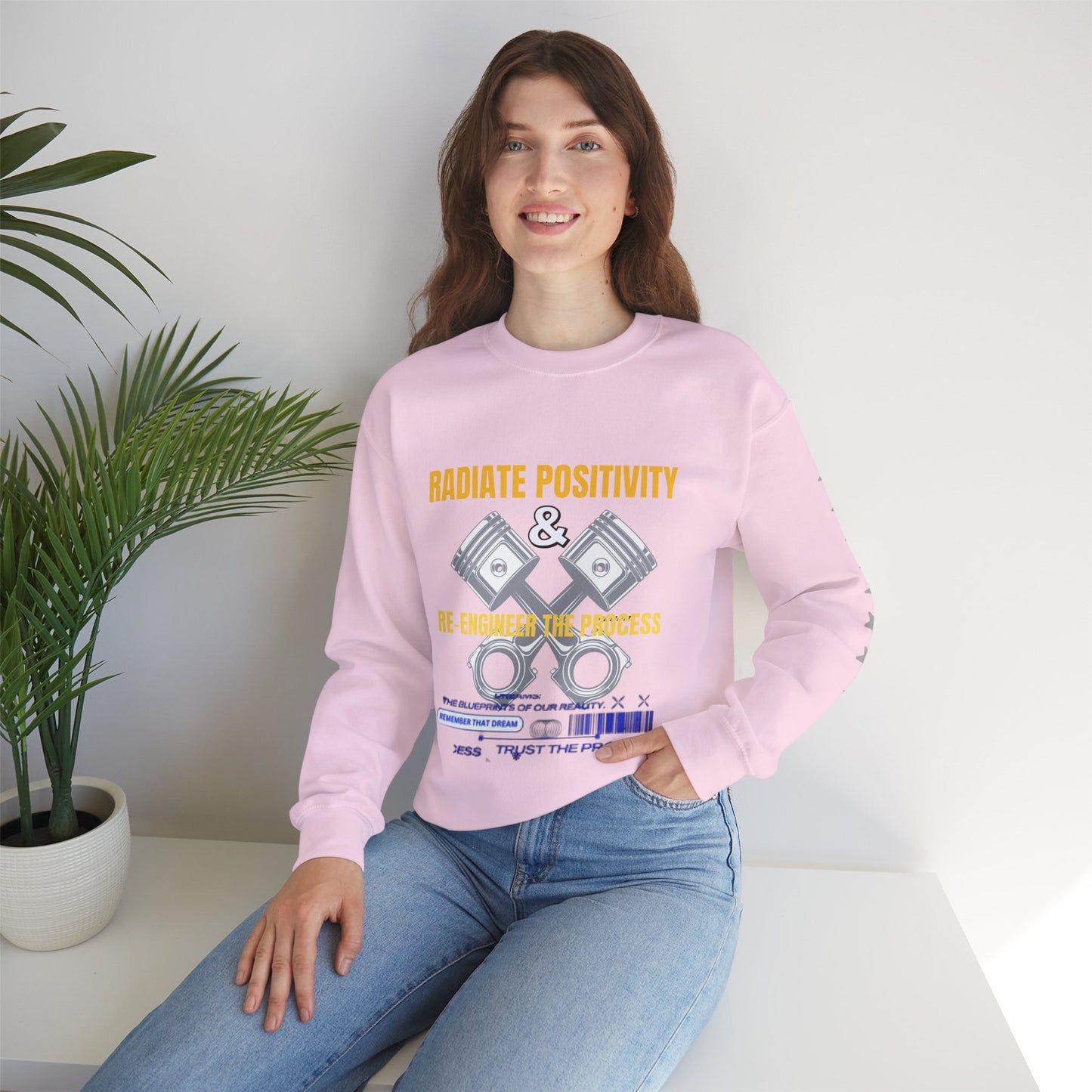 Unisex Heavy Blend™ Crewneck Sweatshirt_ N2 Series UHBCSS PT2WW004_ Limited Edition Pure Luxury by WesternWaves: