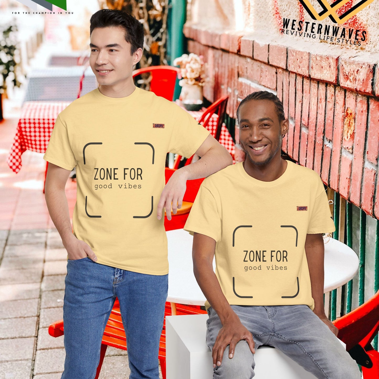 Unisex Heavy Cotton Tee_ 20 July 2025_ Limited Edition Unique Summer Wear_ by WesternWaves:
