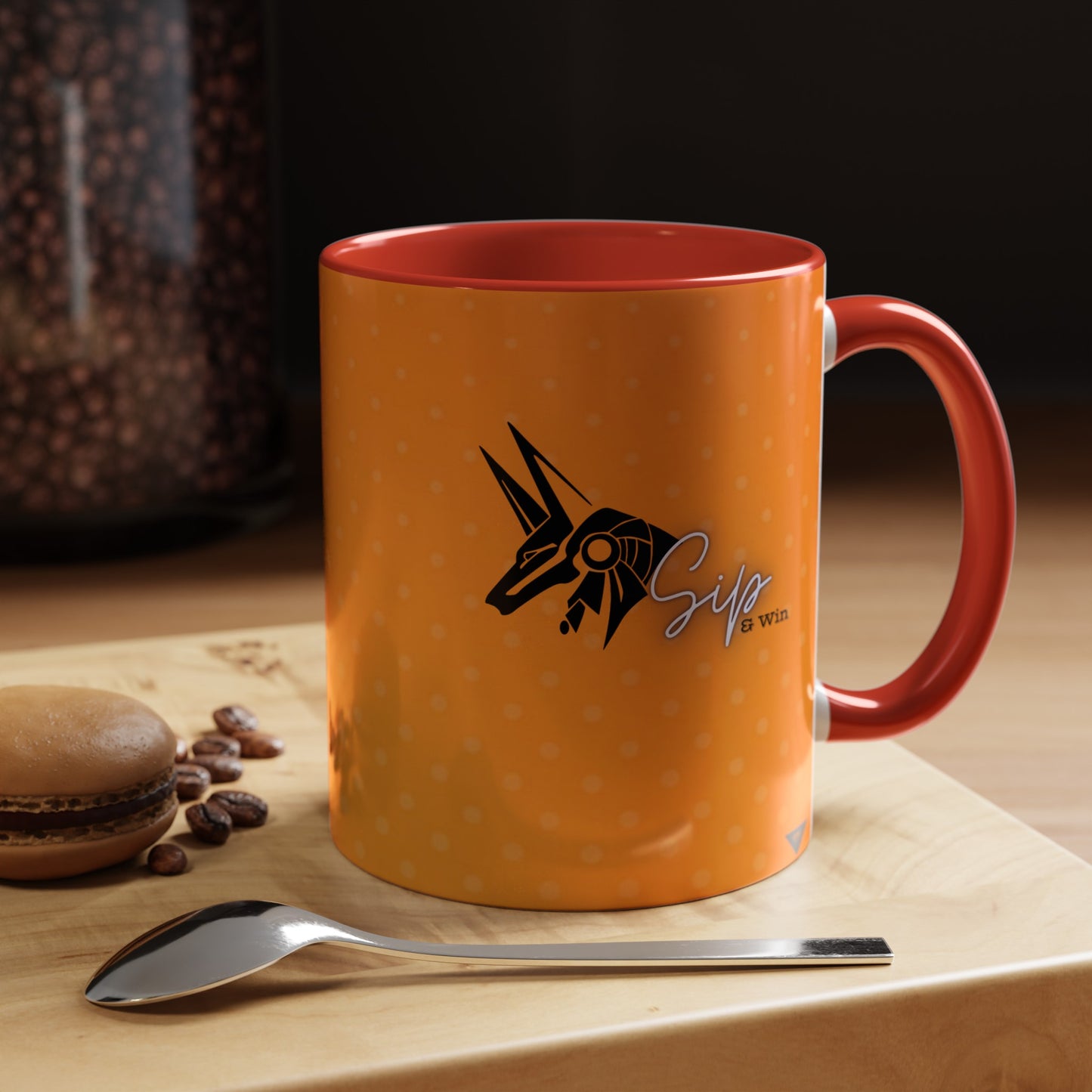 Accent Coffee Mug 11, 15oz_ N2+ Series ACM11OZ PT2WW005_ Vibrant Limited Edition Design by WesternWawes: