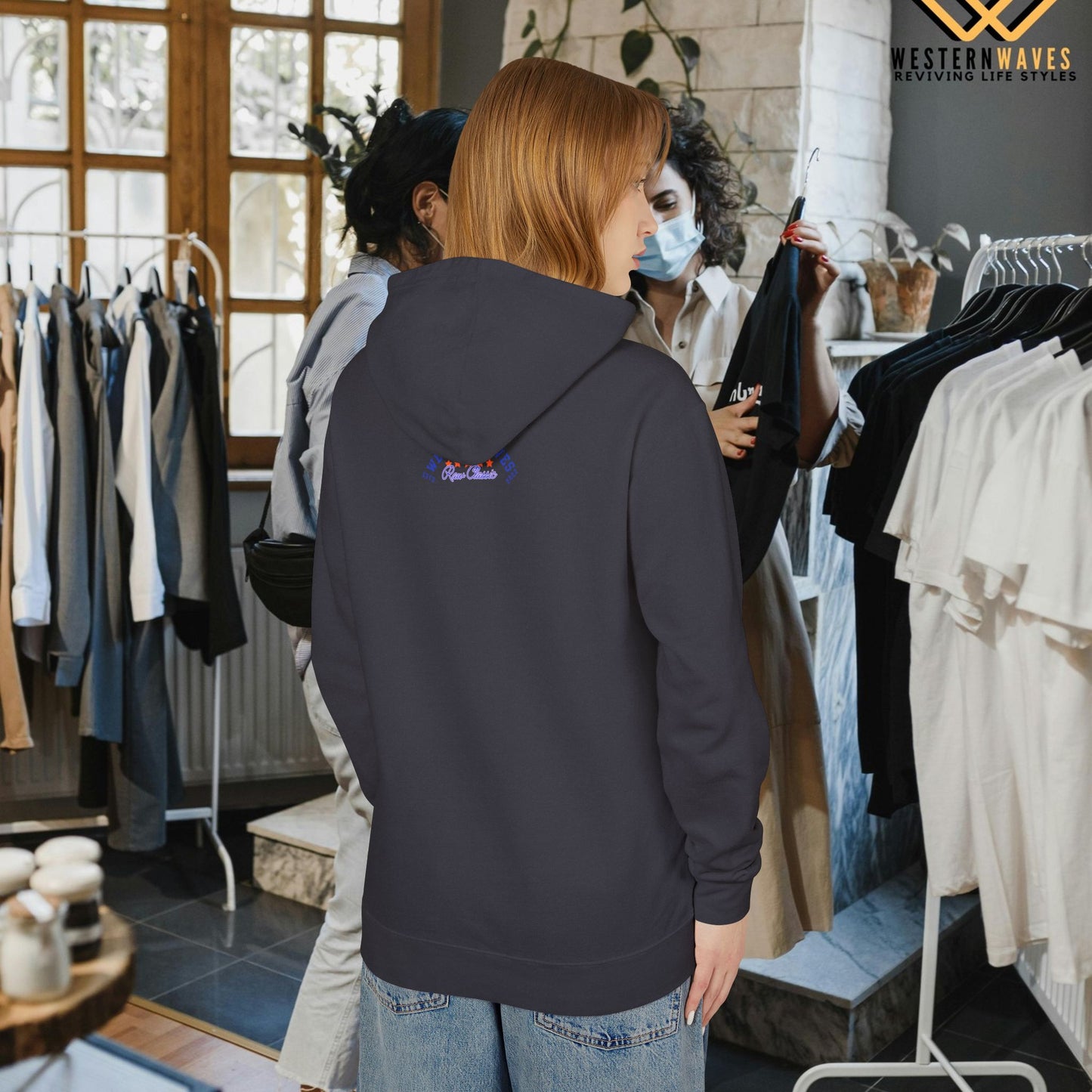 Unisex Lightweight Hooded Sweatshirt – N2* Series USLWHSS PT2WW027_ Limited Edition Crafted Comfort by WesternWaves: