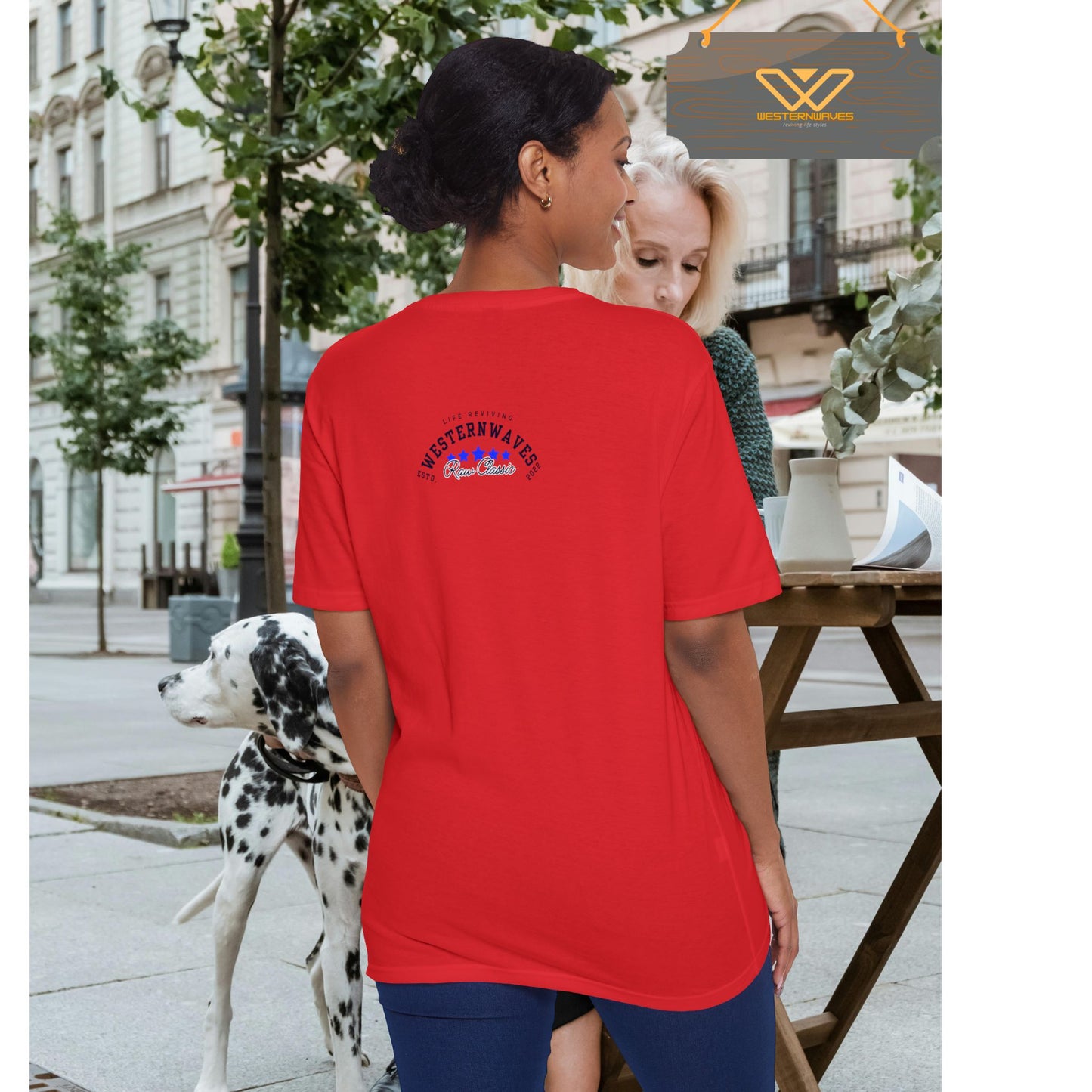 Unisex District® Re-Tee®_ N Series USDRR_ PT2WW001_ Sustainable Style by WesternWaves: