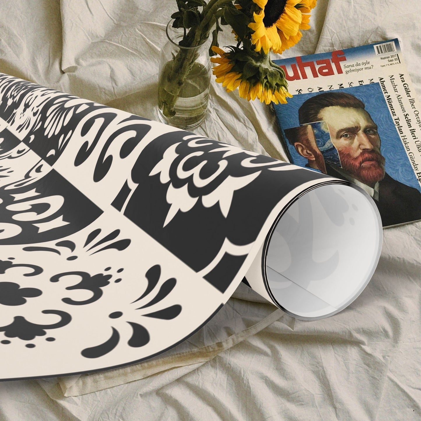 Wrapping Papers - Elegant Black Pattern - Perfect for Gift Giving and Special Occasions_ N6+ Series WPEPG PT2WW003_ Limited Edition by WesternWaves:
