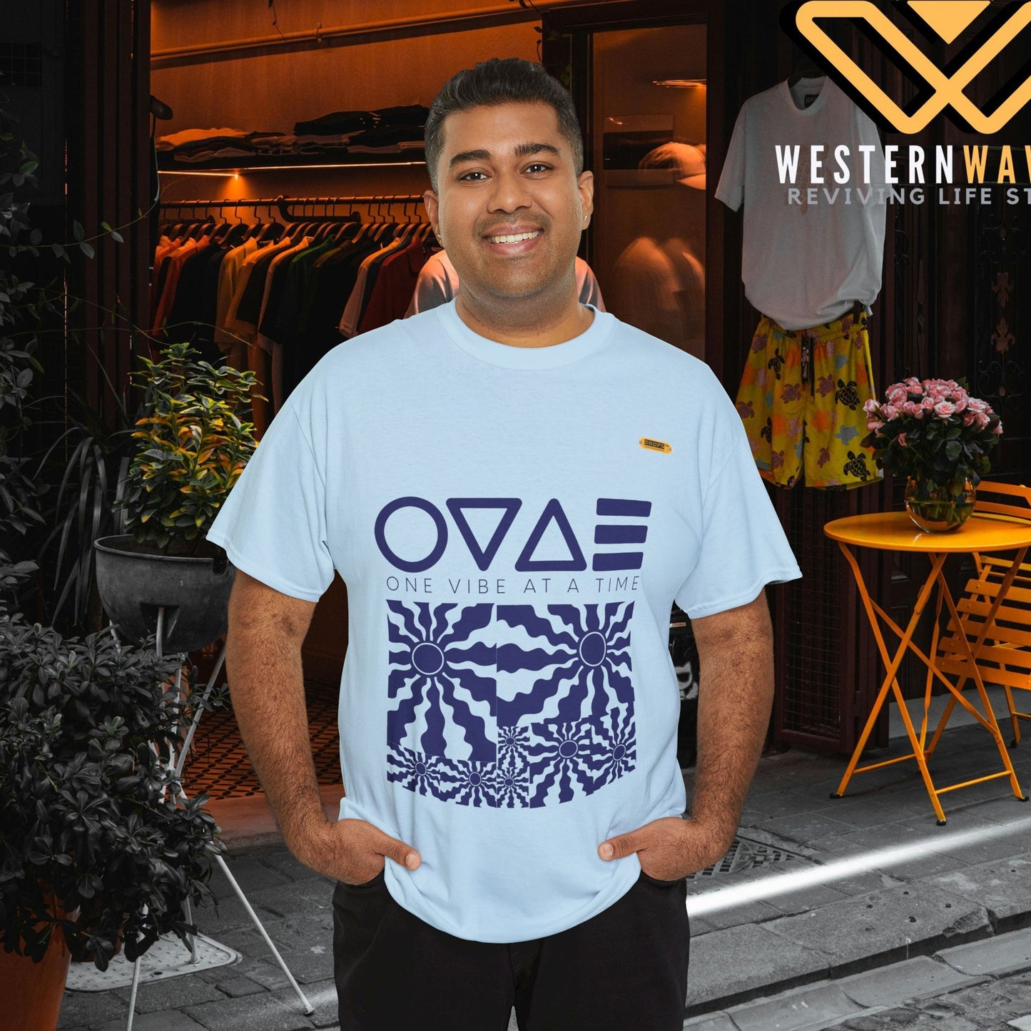 Unisex Heavy Cotton Tee_ Series N7* USHCTEE PT2WW003_ Limited Edition Heavy Cotton Tee by WesternWaves: