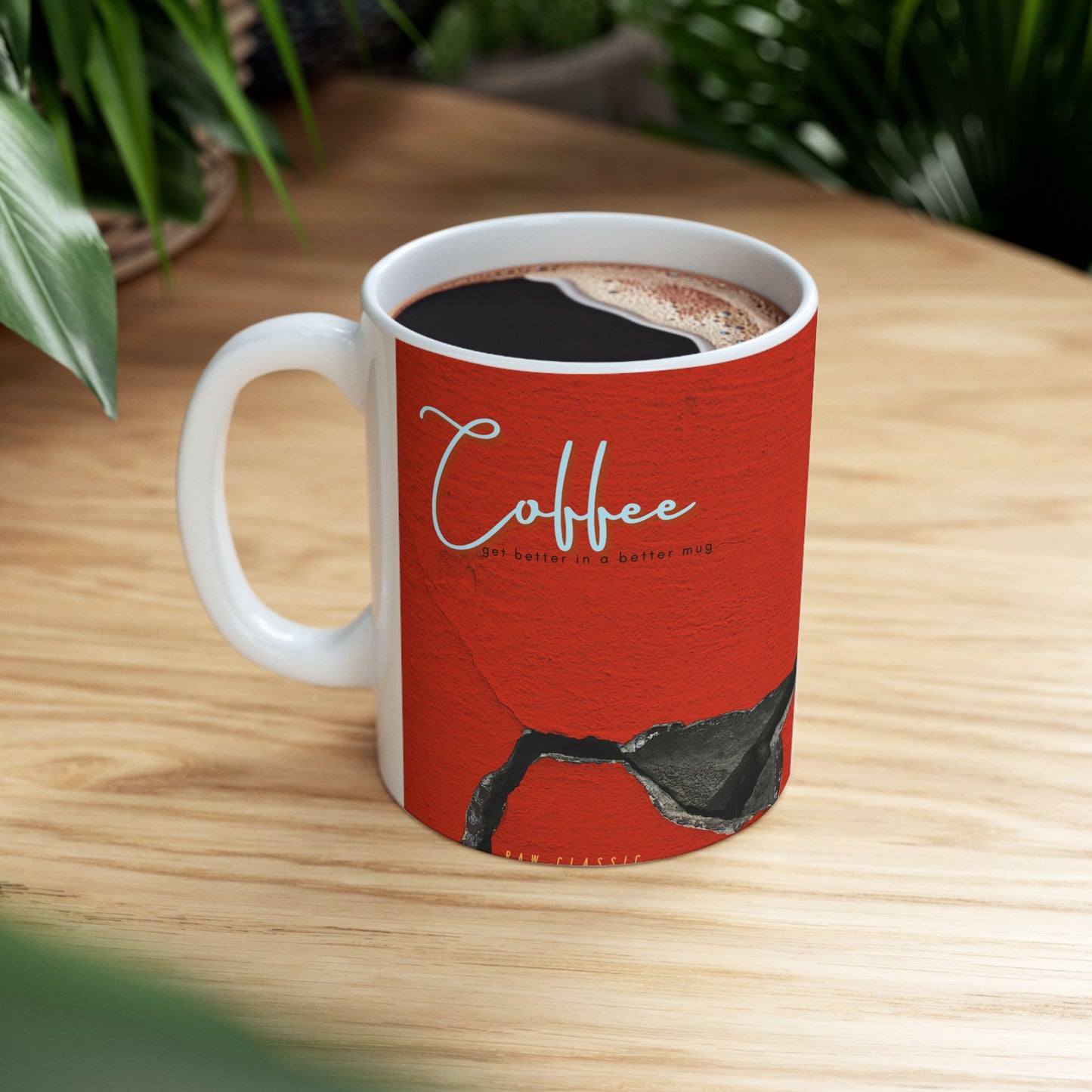 Ceramic Mug (11oz, 15oz)_ N3+ Series CM11, 15OZ PT2WW009_ Limited Edition Ceramic Masterpiece by WesternWaves: