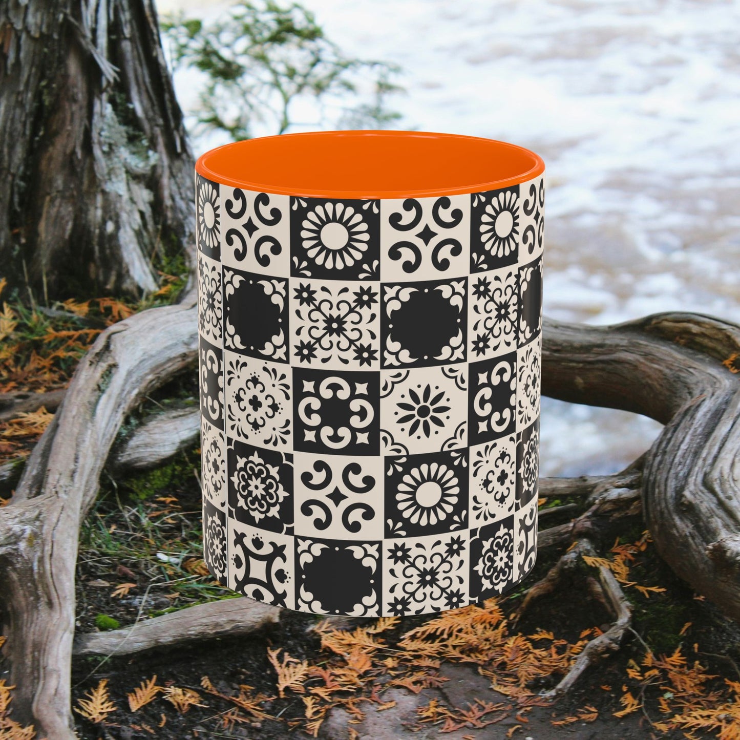 Accent Coffee Mug (11, 15oz)_ N+ Series ACMUG PT2WW004_ Limited Edition Mug by WesternWaves