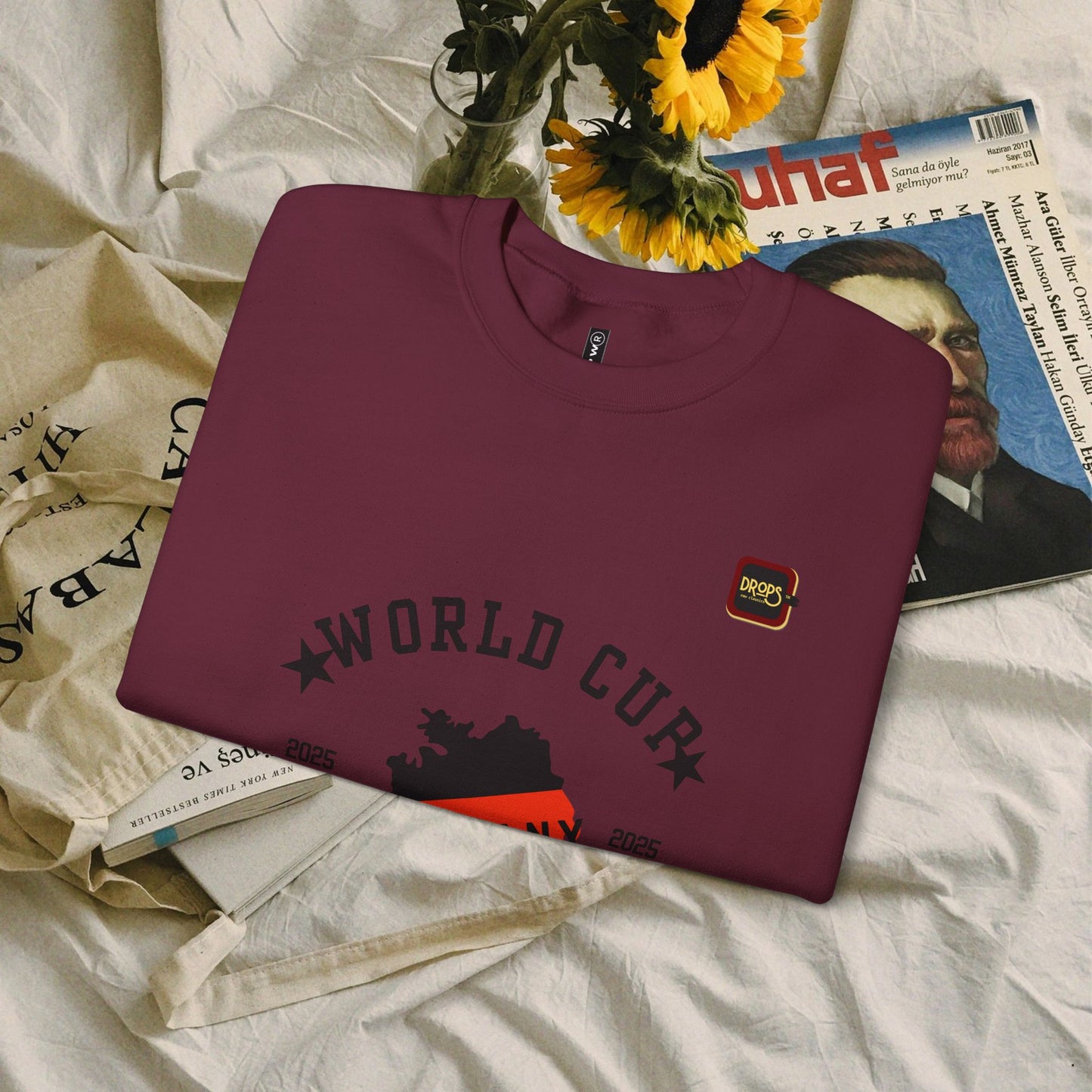 Unisex Sweatshirt_ N7+ Series USSS PT2WW001_ Germany The Winner by Default_ Limited Edition by WesternWaves: