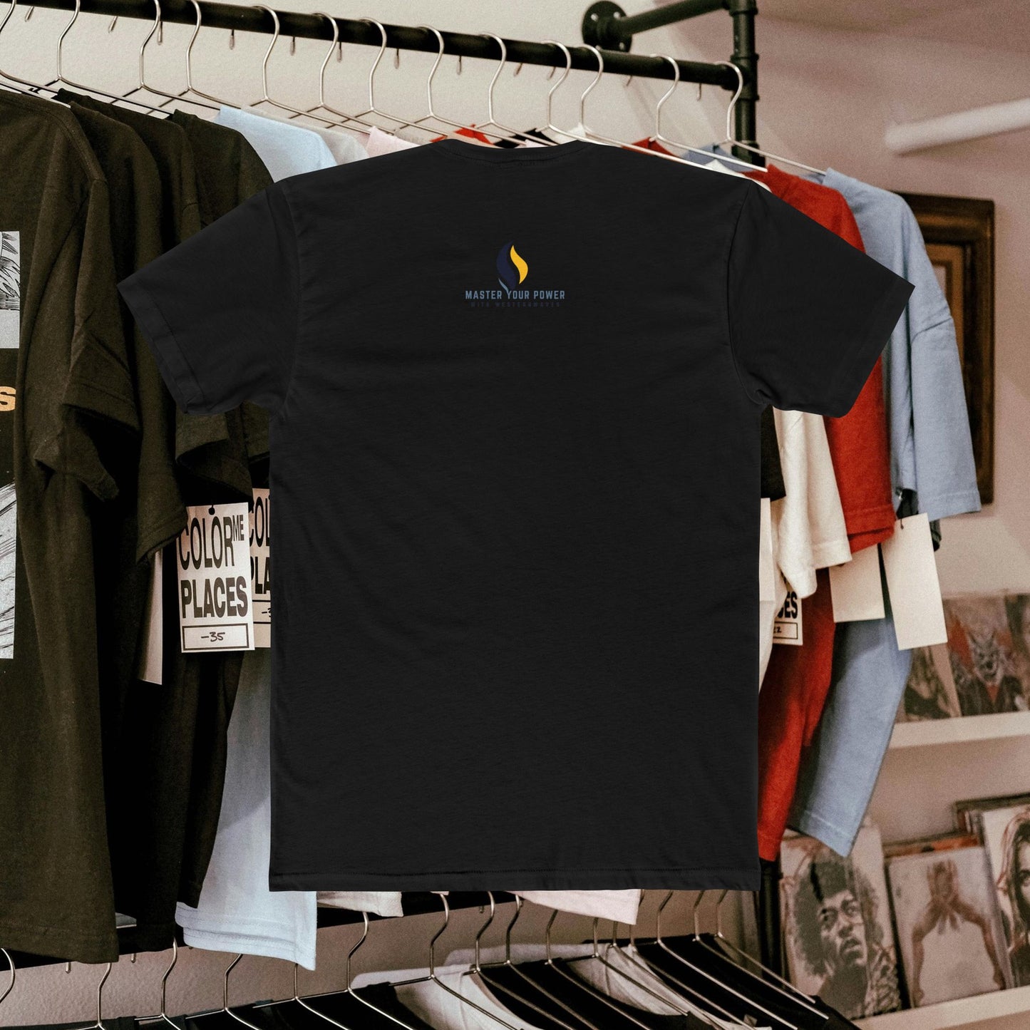 Unisex Cotton Crew Tee_ N3+ Series USCCTEE PT2WW003_ Limited Edition Workout & Everyday Routine Pleasure by WestenWaves: