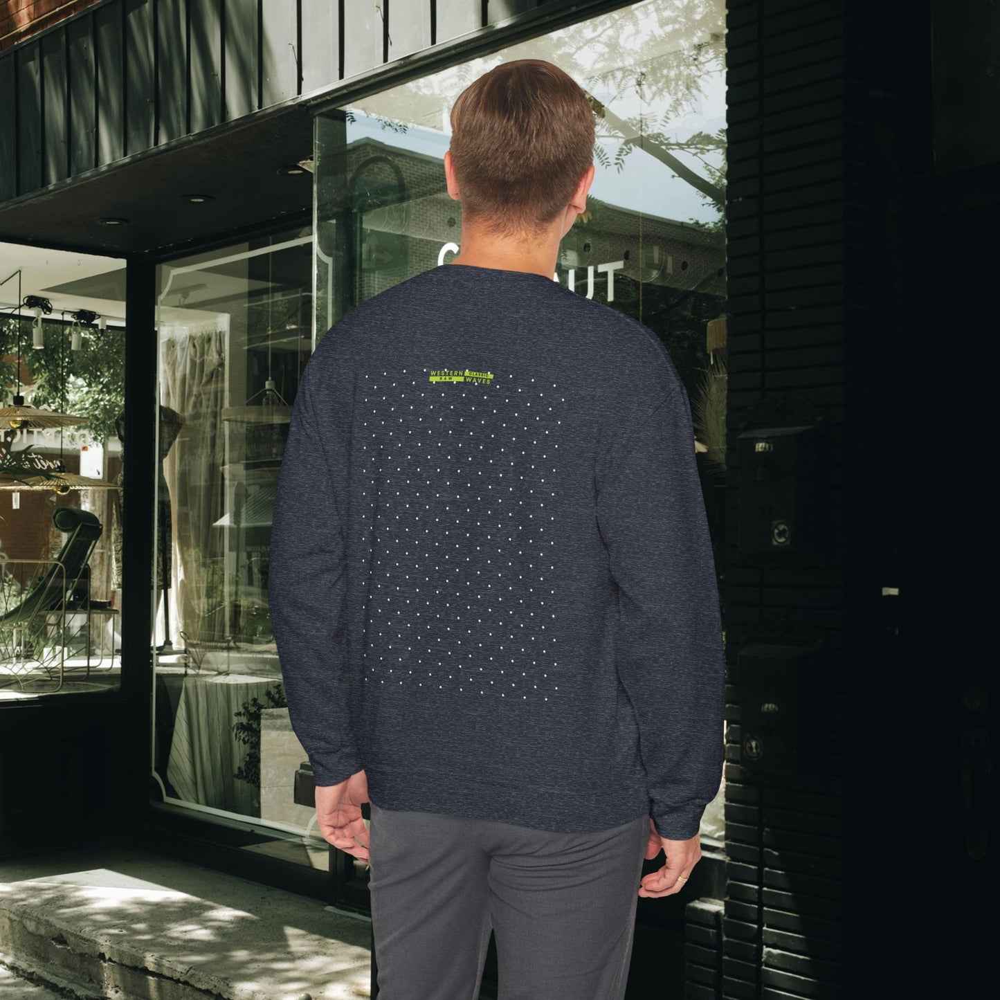Unisex Heavy Blend™ Crewneck Sweatshirt_ N2 Series UHBCSS PT2WW019_ Limited Edition Pure Luxury By WesternWaves: