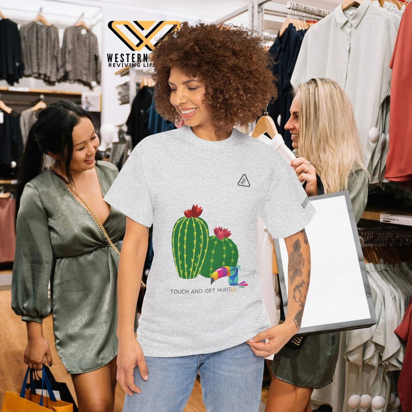 Unisex Heavy Cotton Tee_ Crafted from premium 100% cotton_ N2 Series UHCT PT2WW001_ Limited Edition Comfort & Durability by WesternWaves: