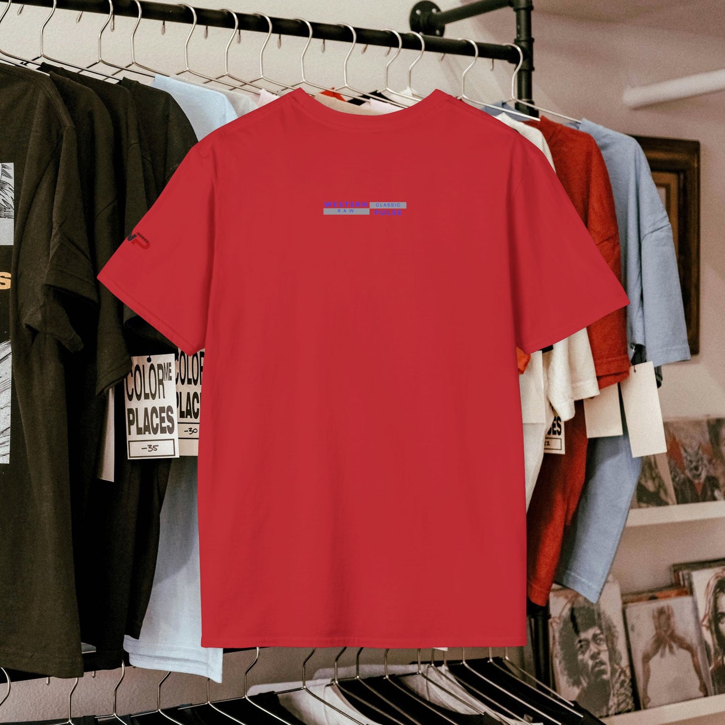 Every Line Graphic Unisex Softstyle T-Shirt | Retro Art Tee, Casual Wear, Gift for Art Lovers, Streetwear, Everyday Style