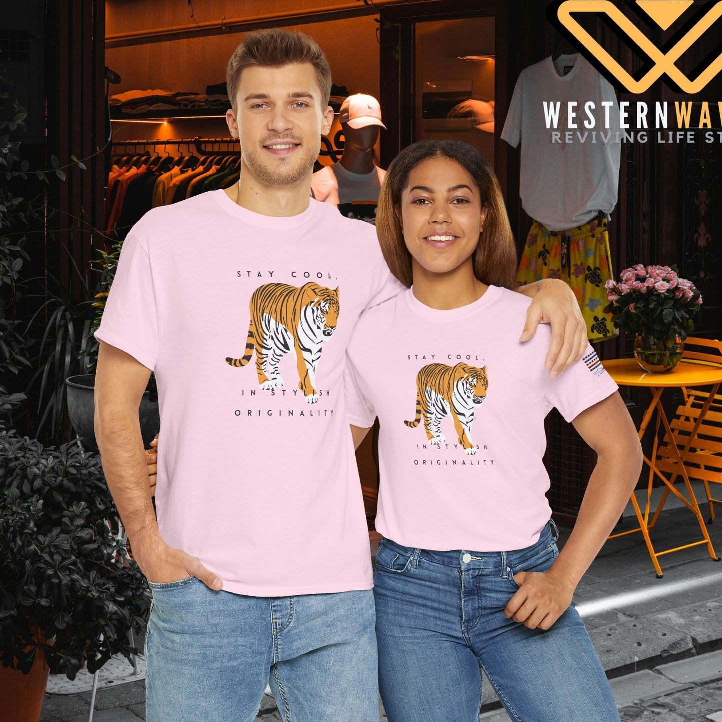 Unisex Heavy Cotton Tee_ Crafted from premium 100% cotton_ N+ Series UHCT PT2WV011_ Limited Edition by WesternWaves: