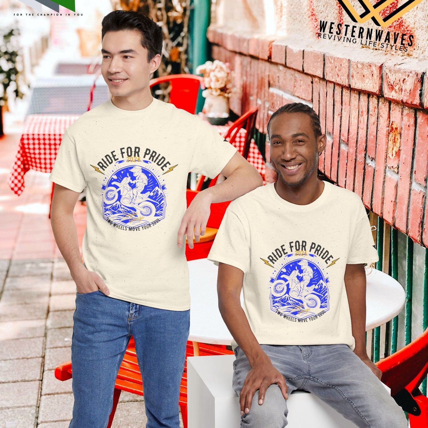 Unisex Heavy Cotton Tee_ Crafted from premium 100% cotton_ N3+ Series UHCT PT2WV004_ Limited Edition by WesternWaves: