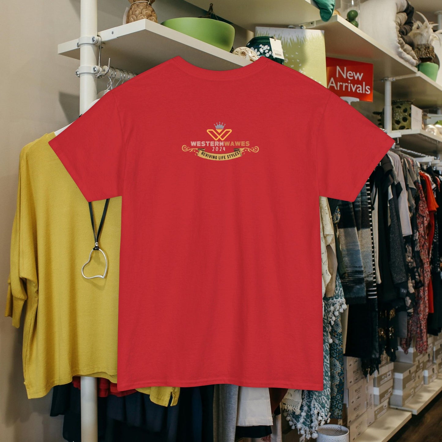 Unisex Heavy Cotton Tee_ Crafted from premium 100% cotton_ N+ Series UHCT PT2WW005_ Limited Edition by WesternWaves: