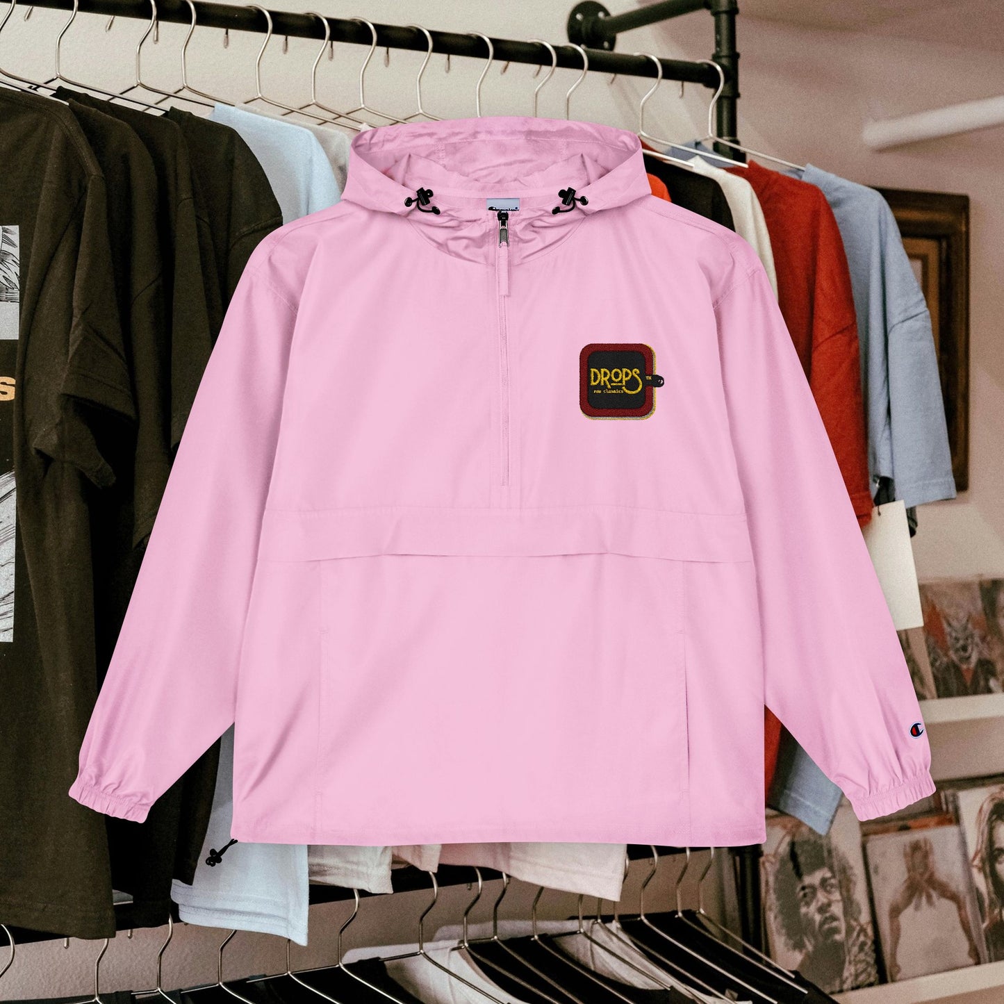 Champion Unisex Packable Anorak Jacket - Bright Orange Outdoor Essential_ N6+ Series CUSPAJKTS PT2WW001_ Limited Edition by WesternWaves: