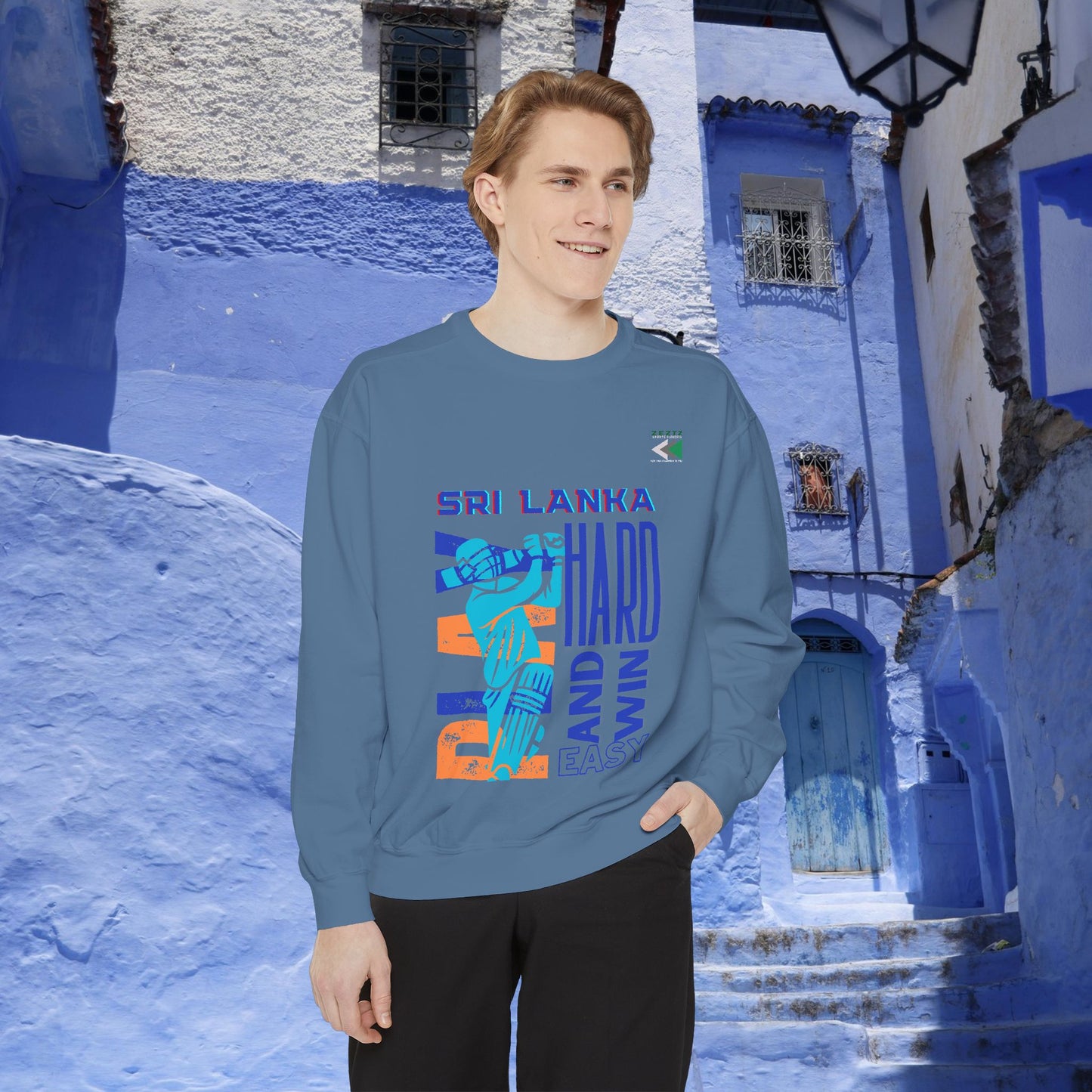 Unisex Garment-Dyed Sweatshirt_ N2 Series USGDSS PT2WW001_ Limited Edition Masterpiece of ‘ZeztZ’ Sports Brand Luxury & Casual Comfort by WesternWaves: