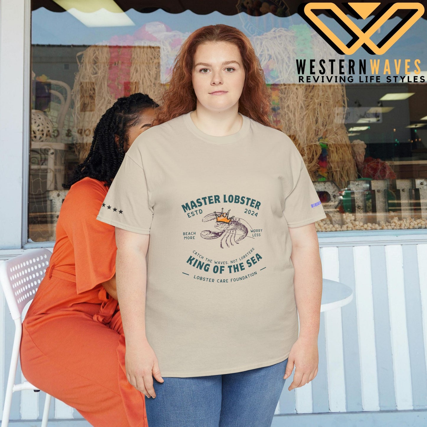 Unisex Heavy Cotton Tee_ Crafted from premium 100% cotton_ N2+ Series UHCT PT2WW007_ Limited Edition Maximum Comfort by WesternWaves: