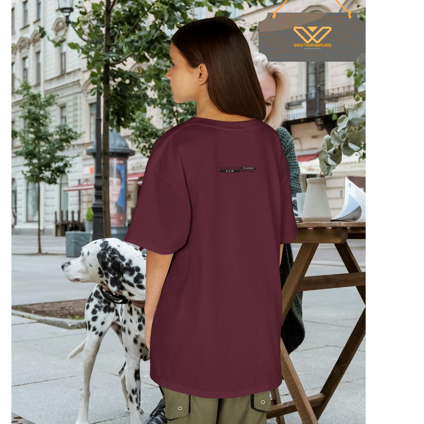 Kids Heavy Cotton™ Tee_ N2 Series KHCT PT2WW0011_ Limited Edition Durable Comfort for Every Adventure by WesternWaves: