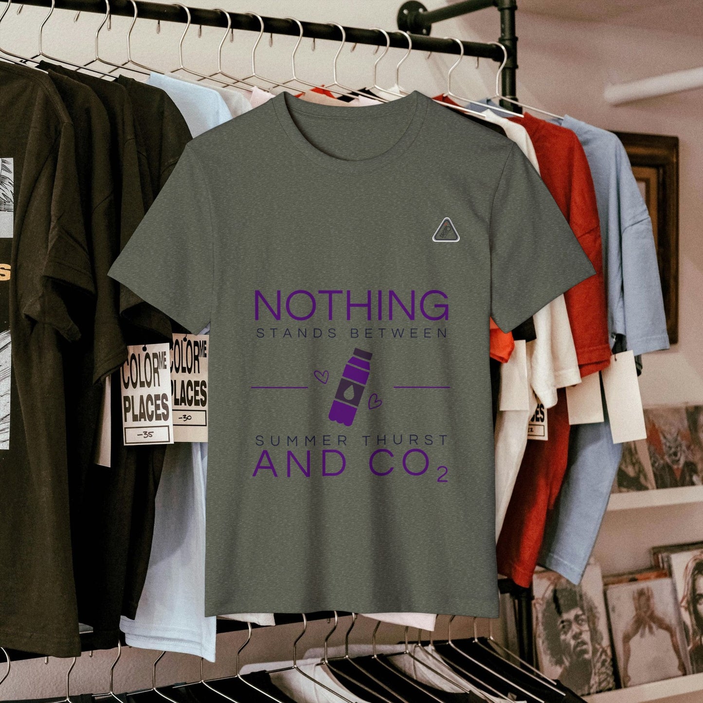Eco-Friendly Unisex T-Shirt_ N7* Series ECOFUSTS PT2WW001_ Limited Edition Eco-Friendly T-Shirt by WesternWaves: