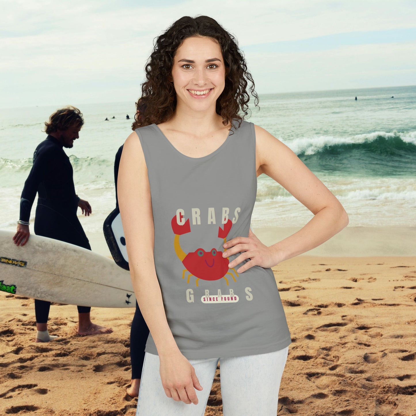 Unisex Garment-Dyed Tank Top_ N2+ Series USGDTT PT2WW012_ Limited Edition Comfort & Style by WesternWaves: