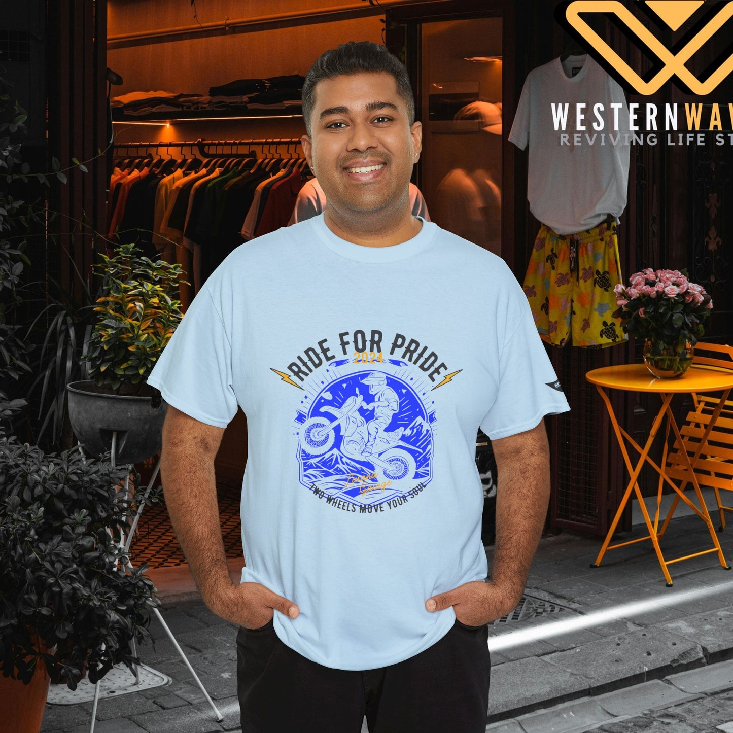Unisex Heavy Cotton Tee_ Crafted from premium 100% cotton_ N3+ Series UHCT PT2WV004_ Limited Edition by WesternWaves: