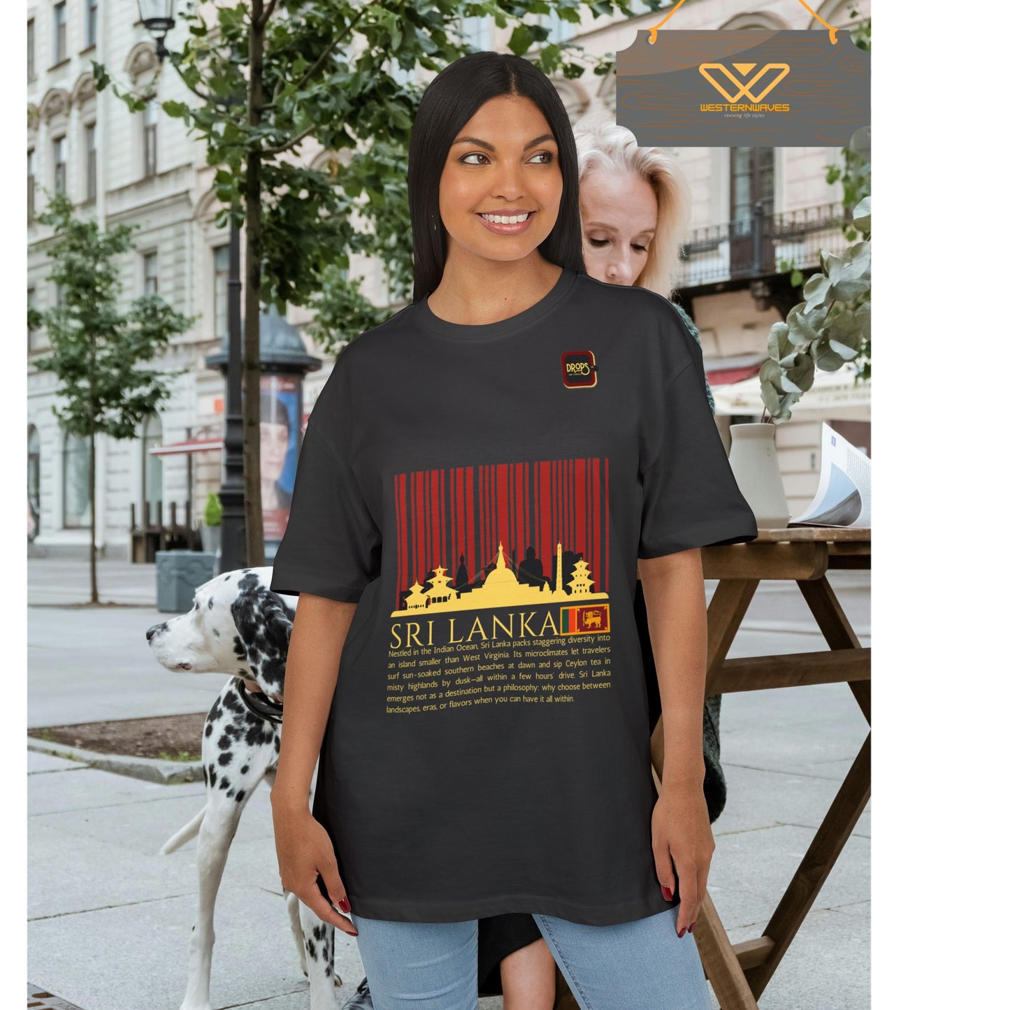 Unisex Oversized Tee_ N6+ Series USOSTEE PT2WW001_ Limited Edition by WesternWaves: