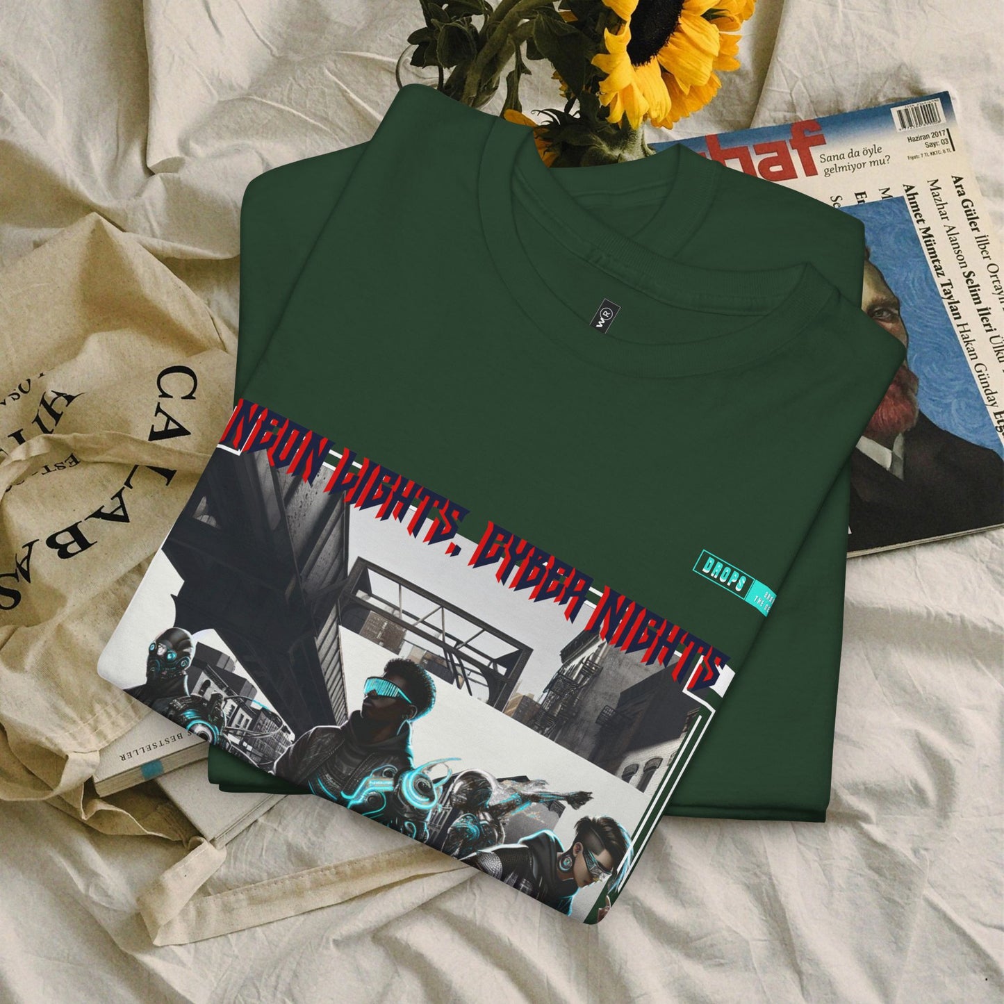 Unisex Heavy Cotton Tee_ N8+ Series USHOSTEE_ PT2WW003_ 01 Oct 2025_ Limited Edition Casual Wear by WesternWaves: