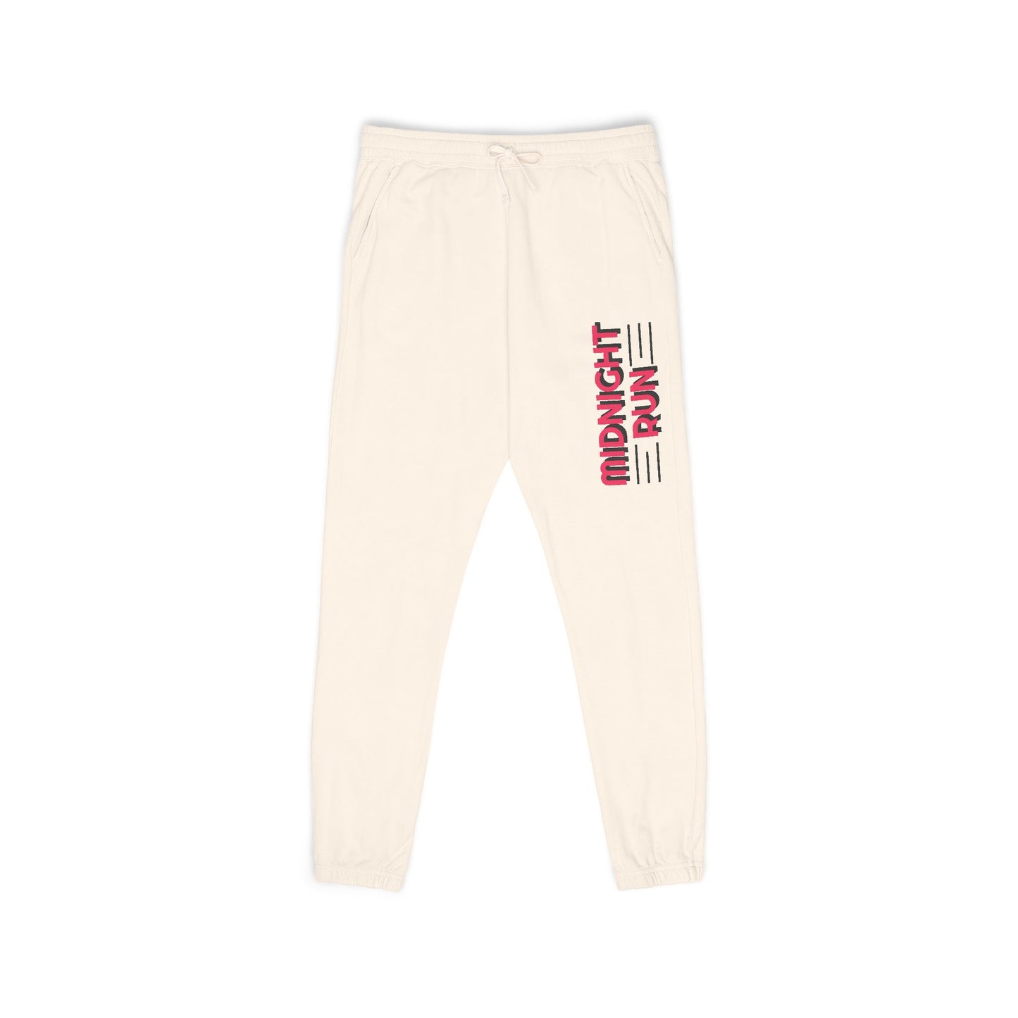 Unisex Fleece Sweatpants with Playful Design_ Series UWD 080_ Limited Edition Cozy Lounge Pants by WesternWaves: