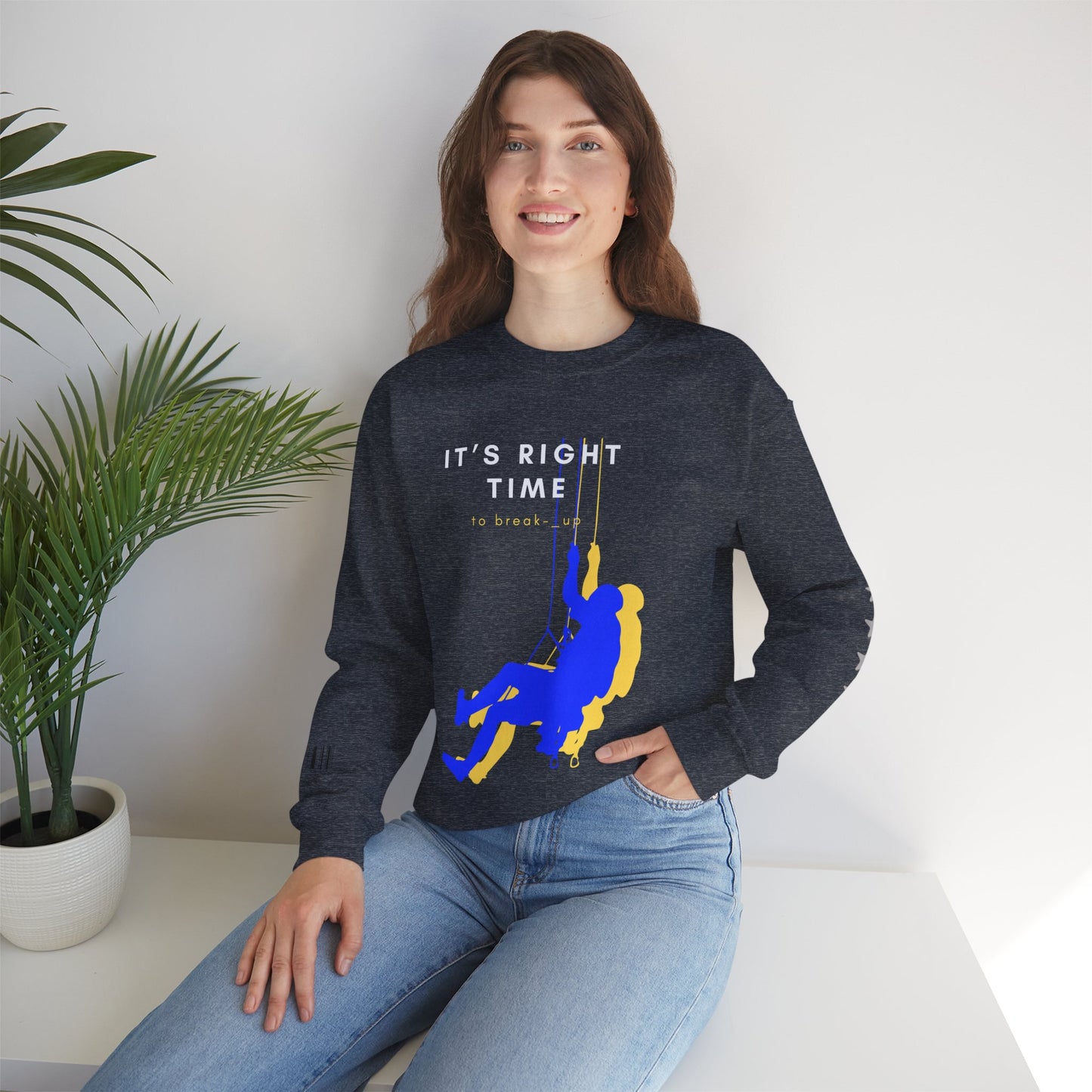 Unisex Heavy Blend™ Crewneck Sweatshirt_ N3+ Series UHBCSS PT2WW020_ Limited Edition by WesternWaves: